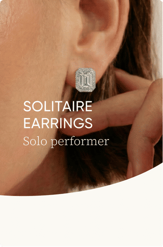 Solitaire Earrings