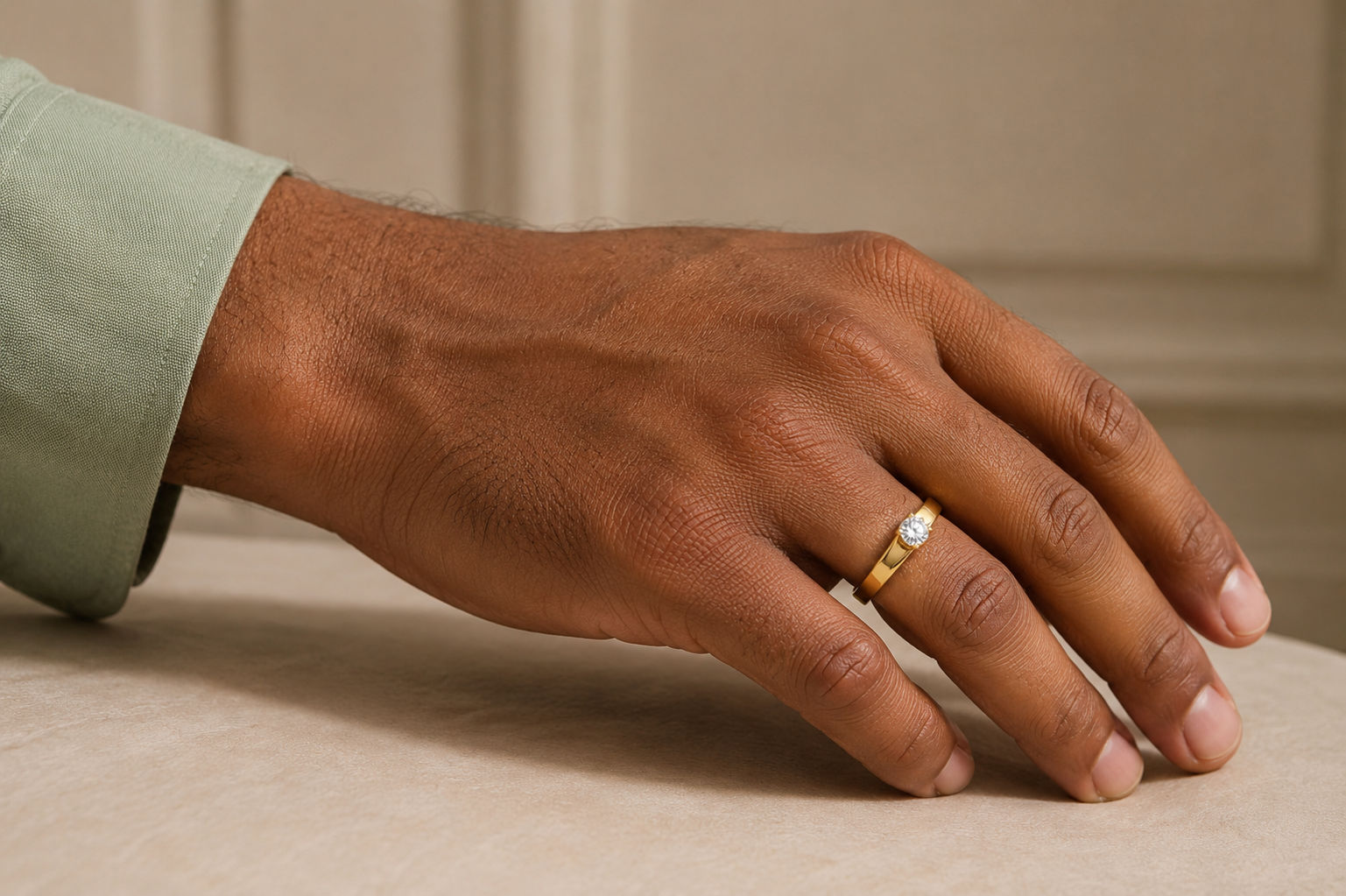 The Father's Day gift guide for the dad who says "don't get me anything": lab grown diamond pieces for men