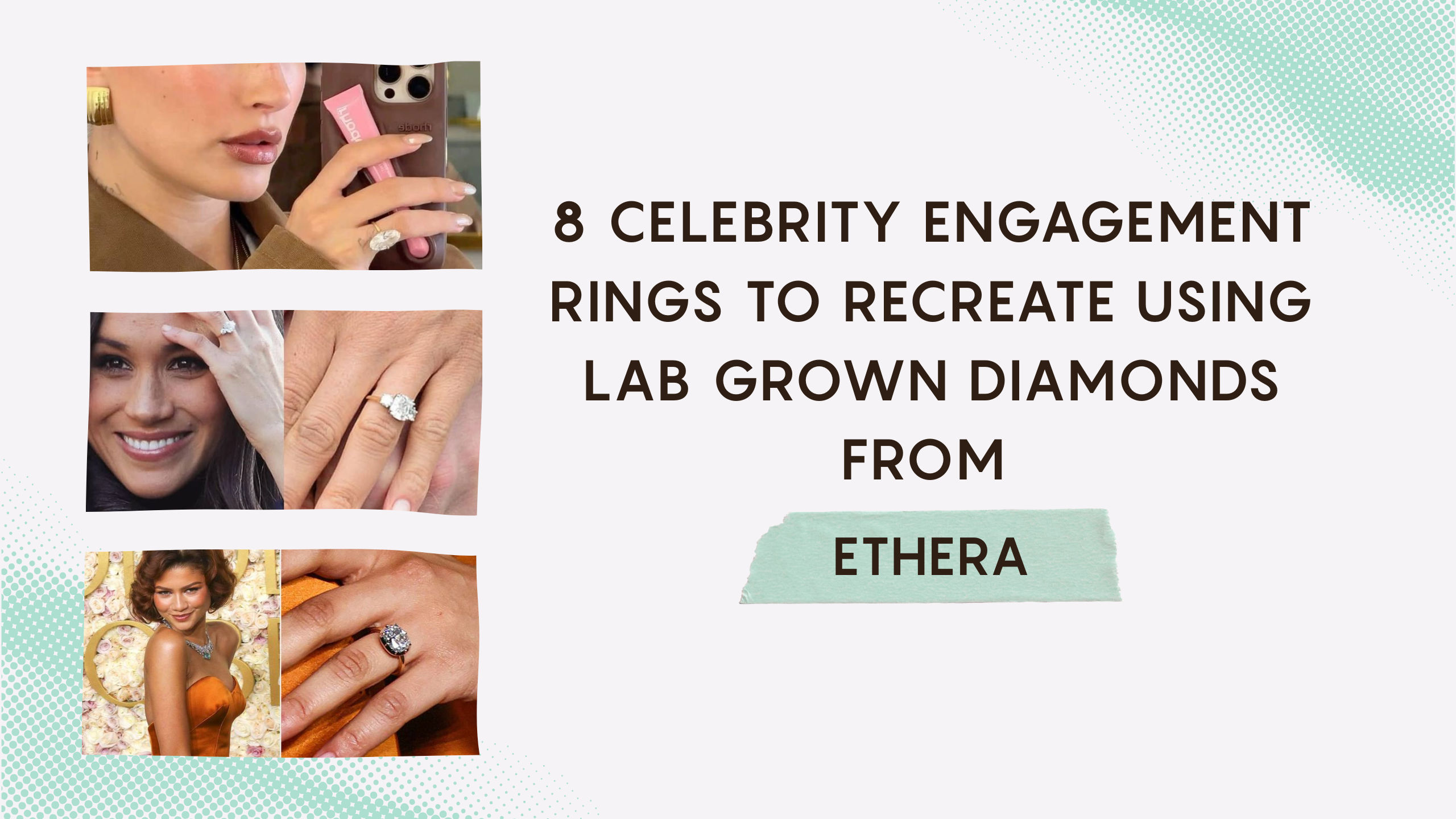 8 Celebrity Engagement Rings, From Hailey Bieber to Deepika Padukone, With Ideas You Can Make Your Own Using Lab-Grown Diamonds