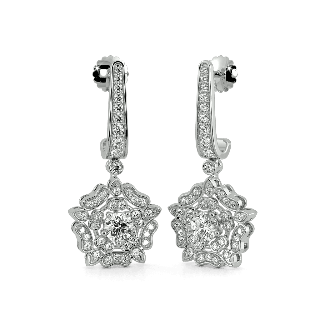 Bouquet Bliss Hoop Earrings 0