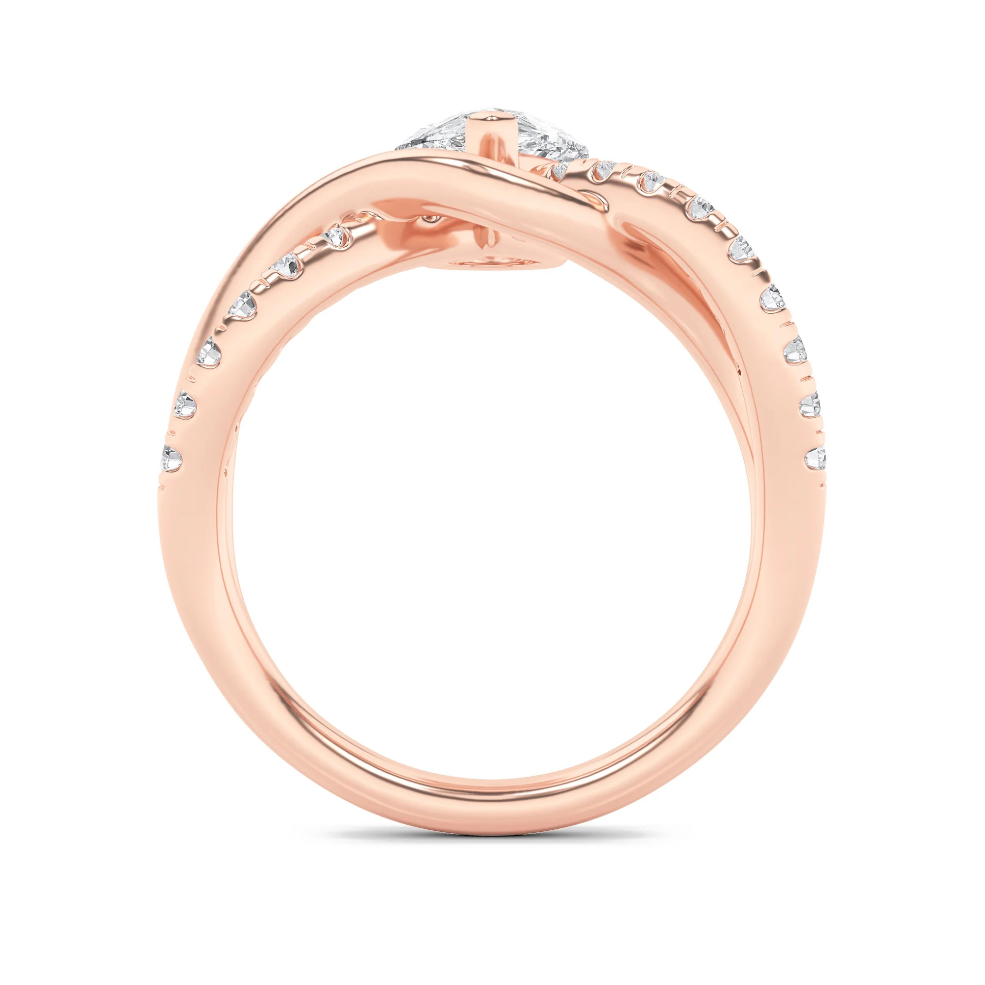 Infinity Pear Ring 12