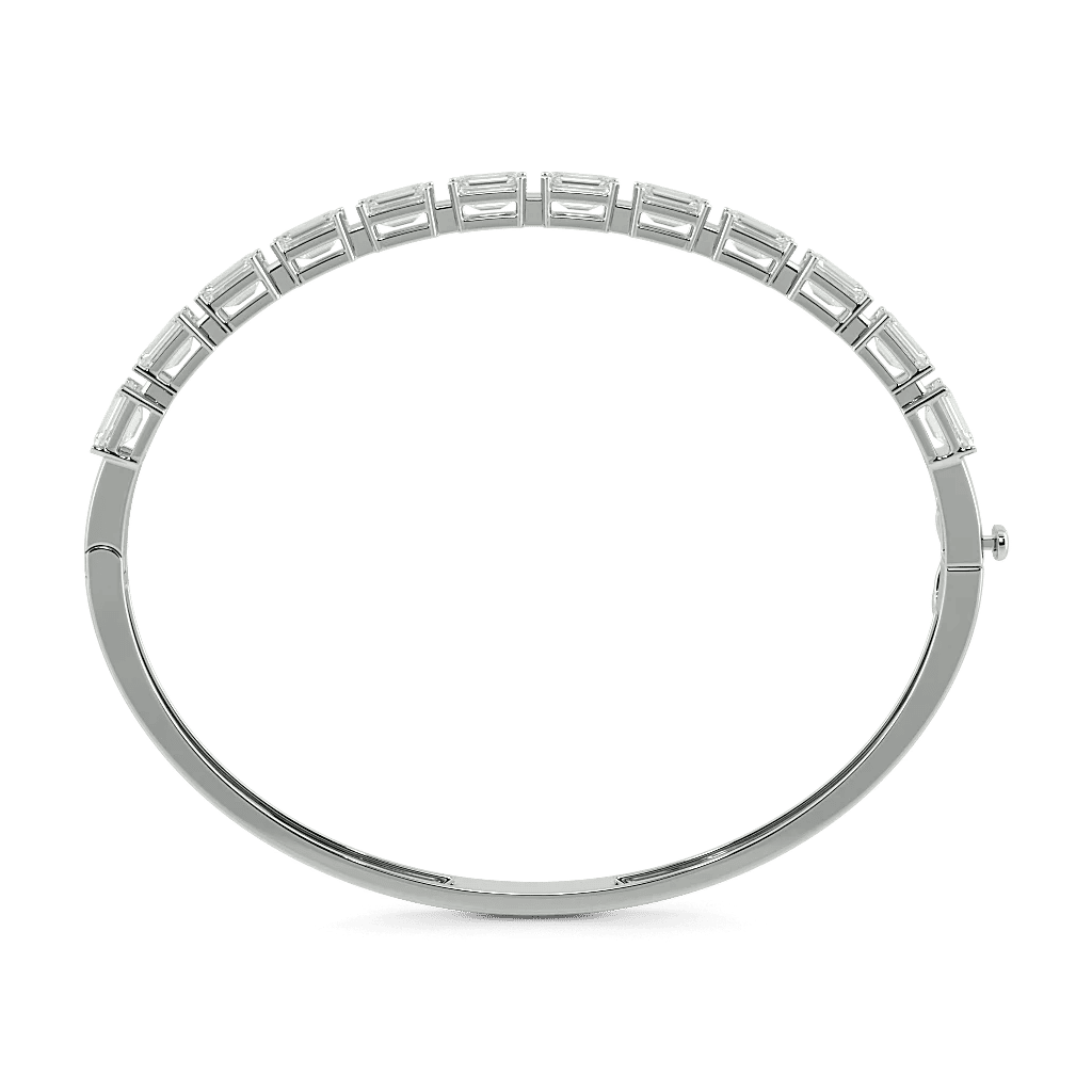 Diamond Zenith Oval Bangle 1