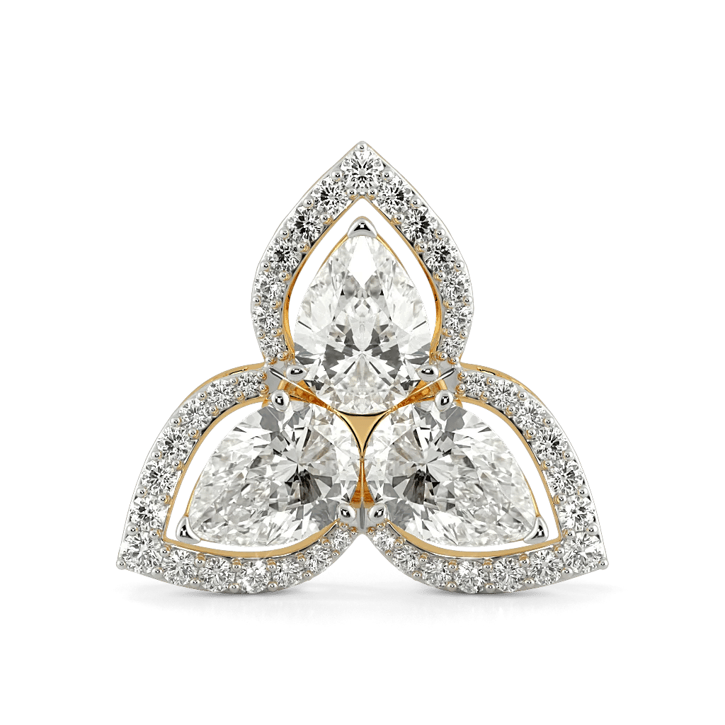 Trefoil Stud Earrings hover