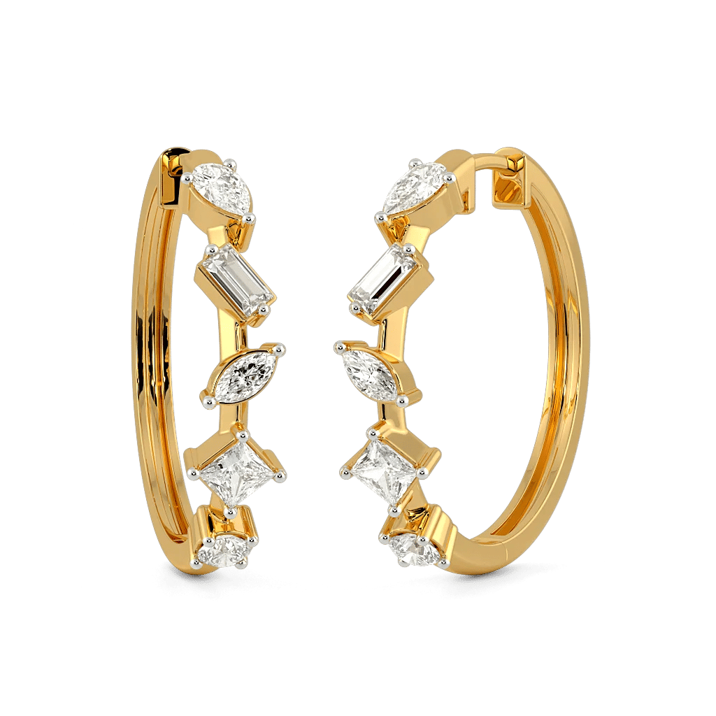 Radiant Mix Hoop Earrings 0