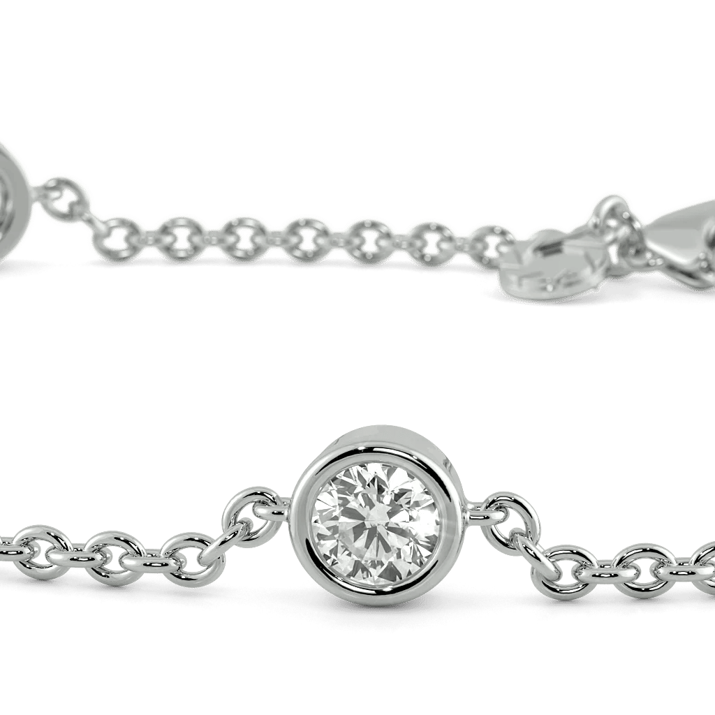 Twinkle Sprinkle Solitaire Chain Bracelet 2