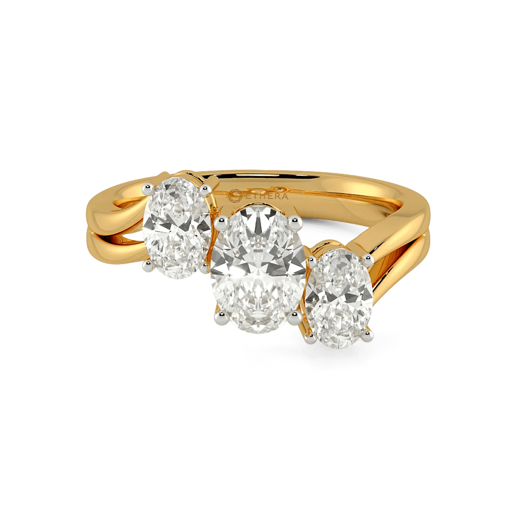 Bond of Three 3-Stone Ring 4