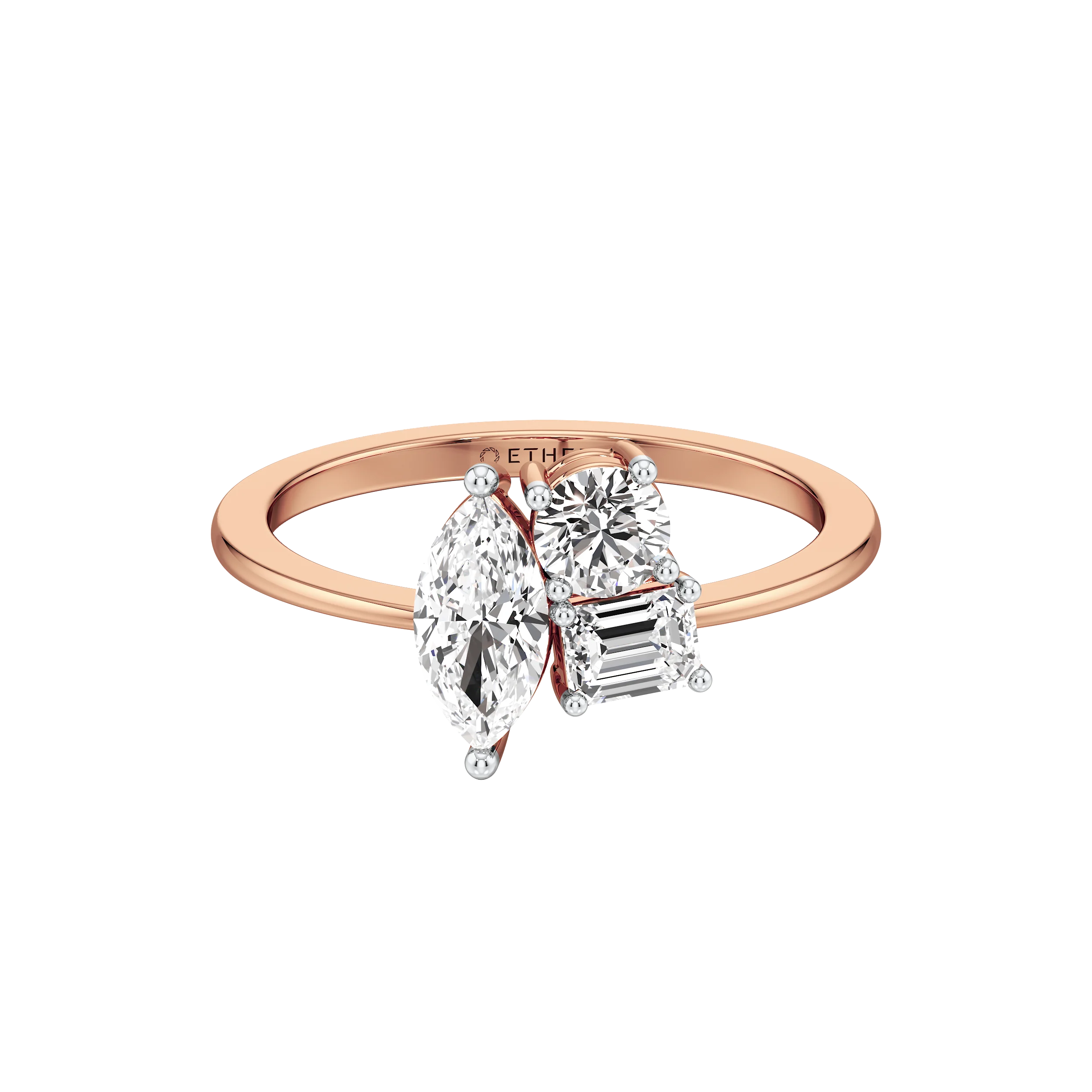 Crown Oval Solitaire Ring 13