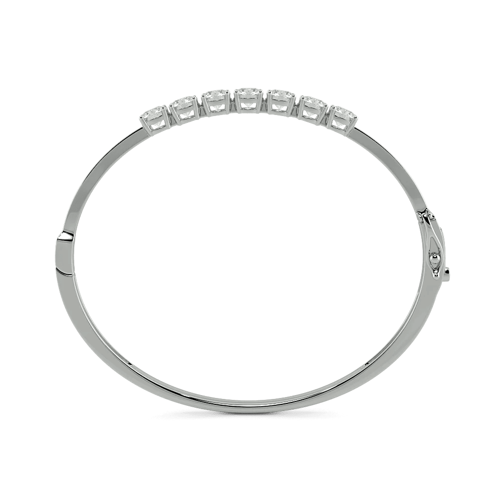 Row Of Radiance Oval Bangle 1