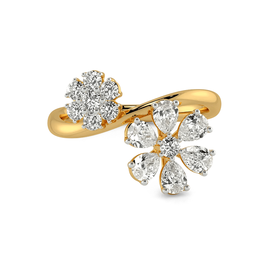 Lush Petals Floral Ring 5