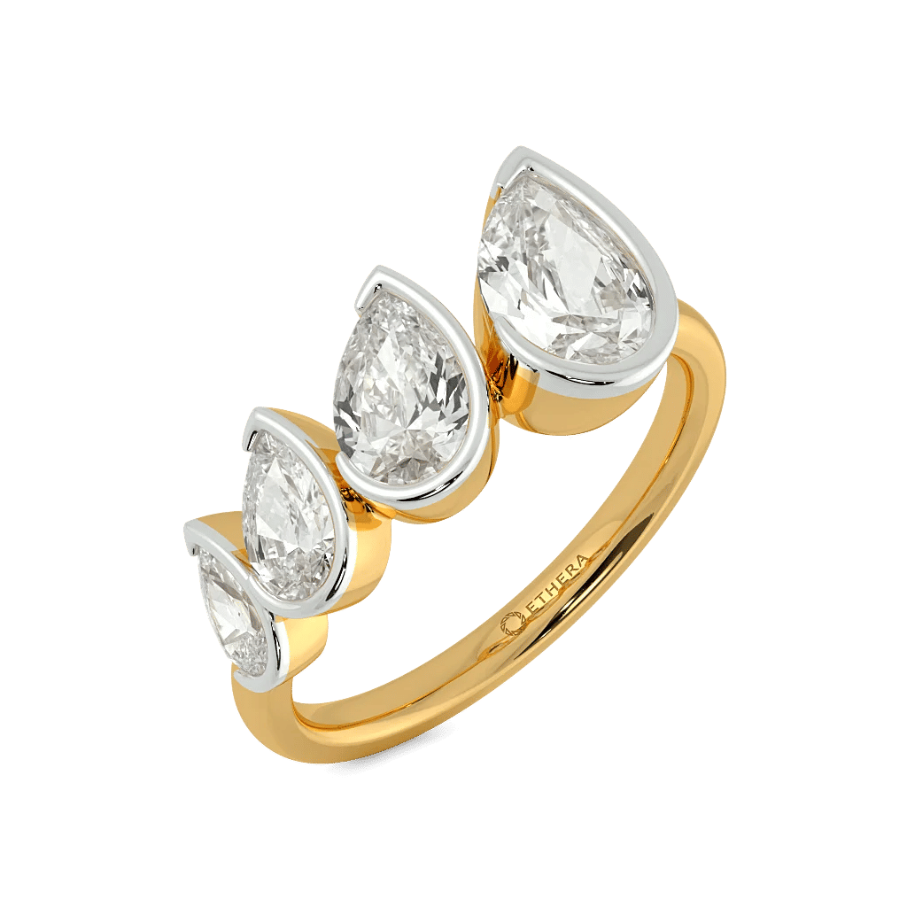 Cascade Pear Ring 0