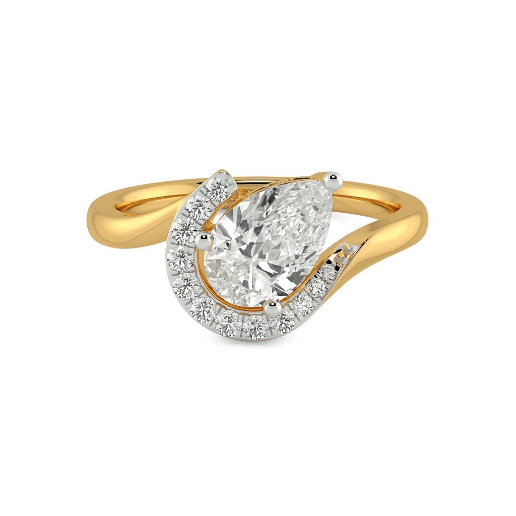 Opulent Curves Solitaire Ring 6