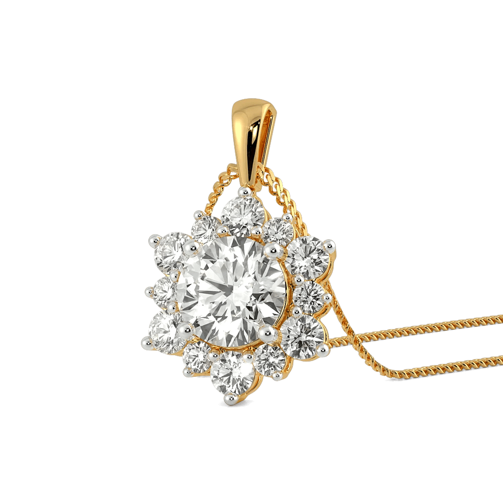 Queen's Treasures Halo Pendant 0