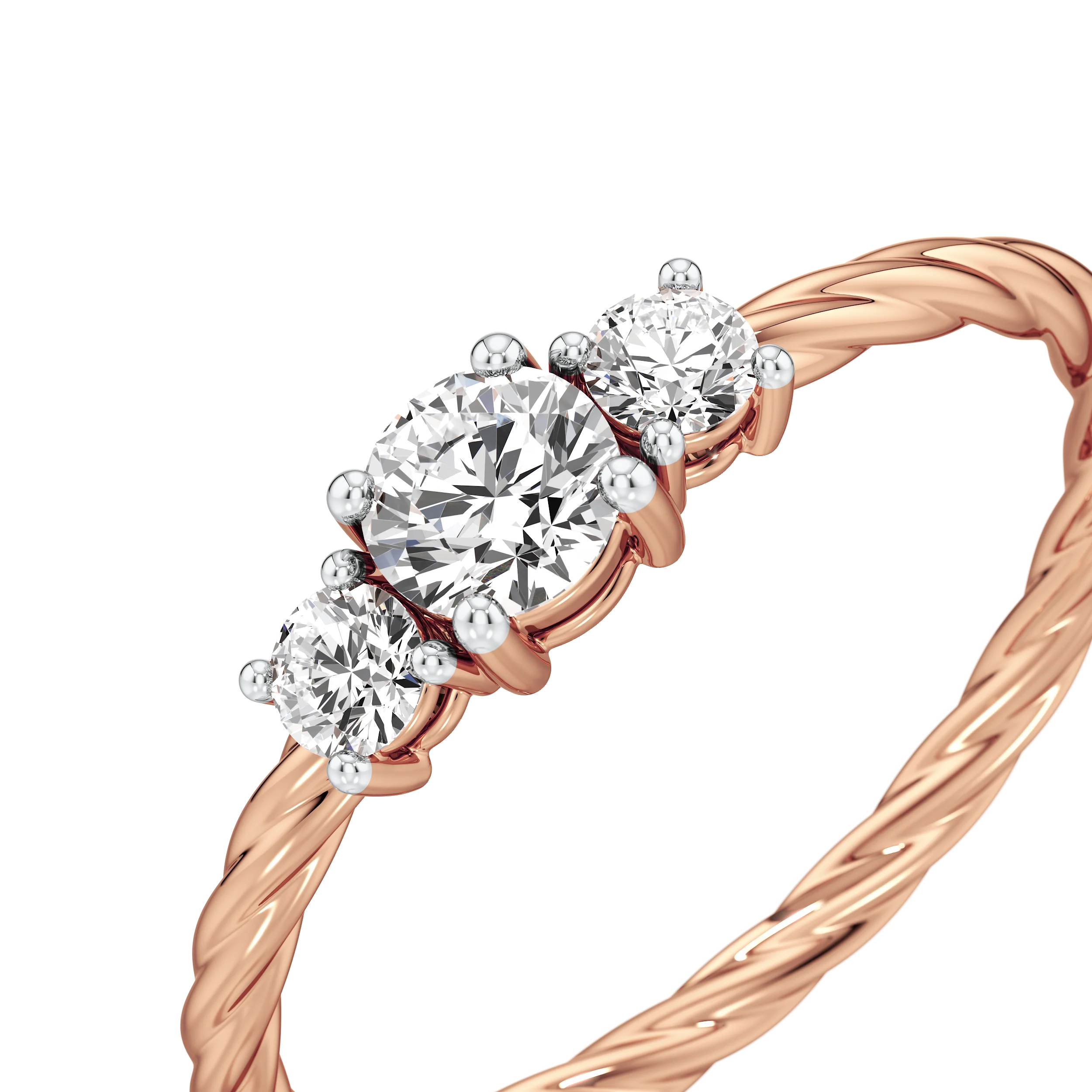 Twist Trio Ring 12