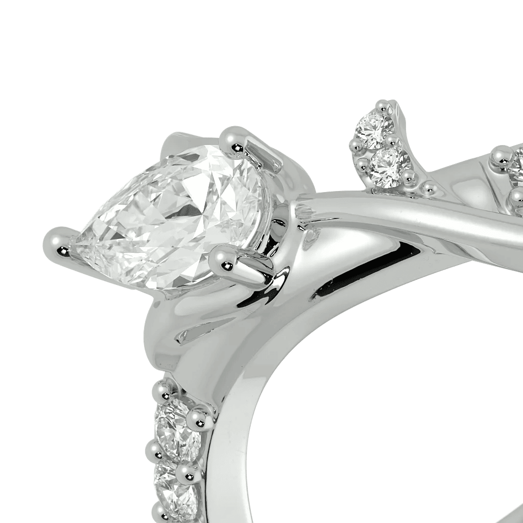 Rosy Radiance Floral Ring 3