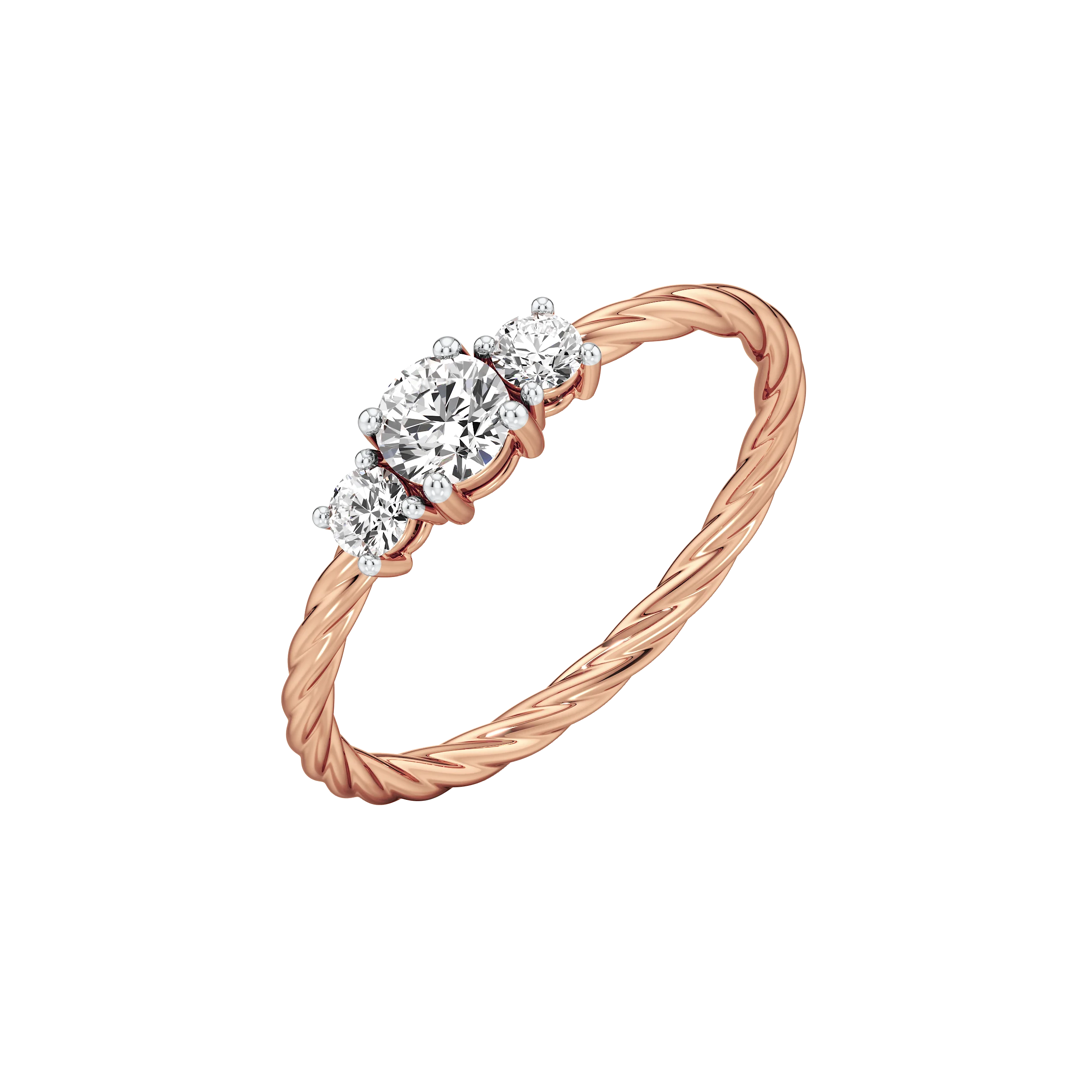 Twist Trio Ring 11