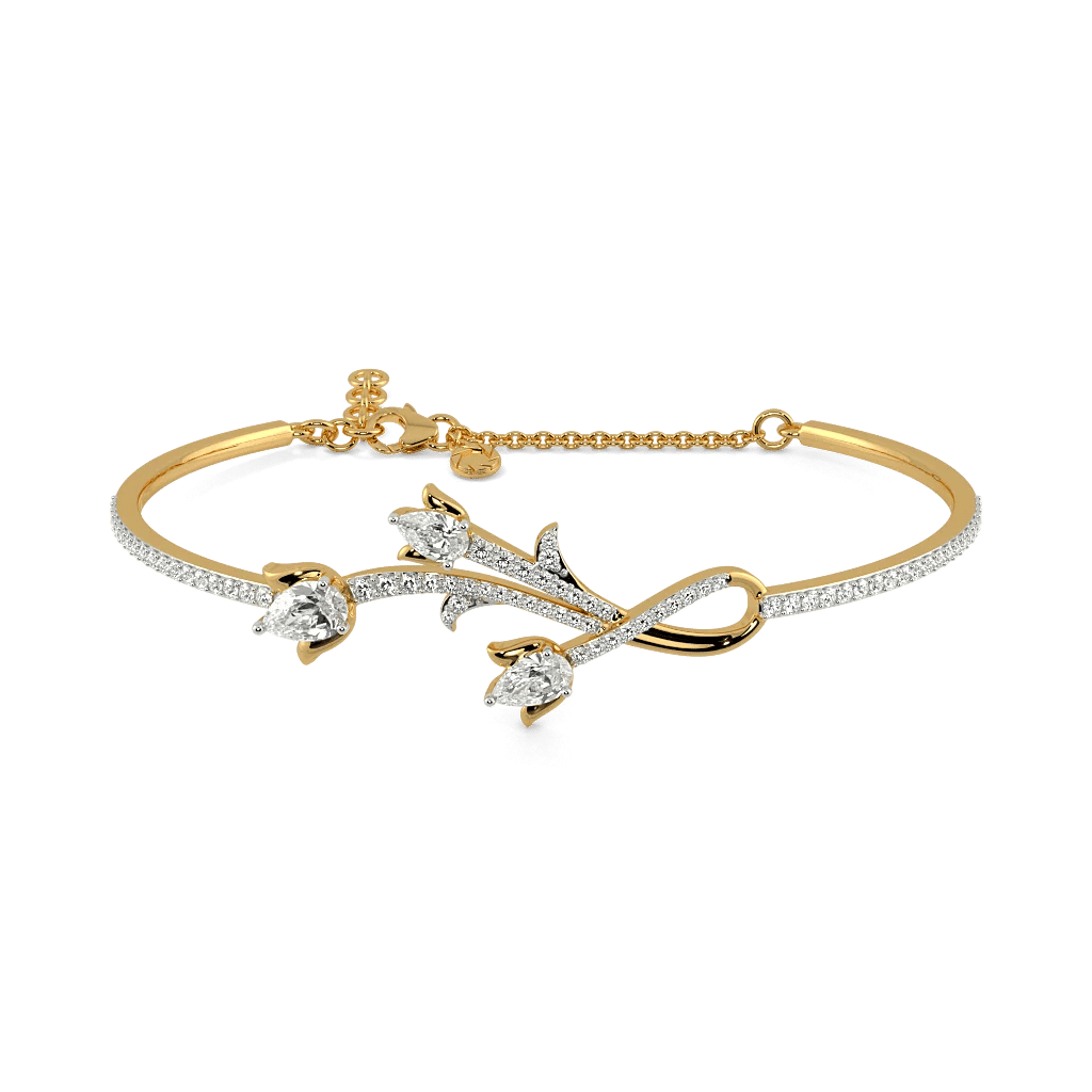 Lotus Dream Oval Bangle