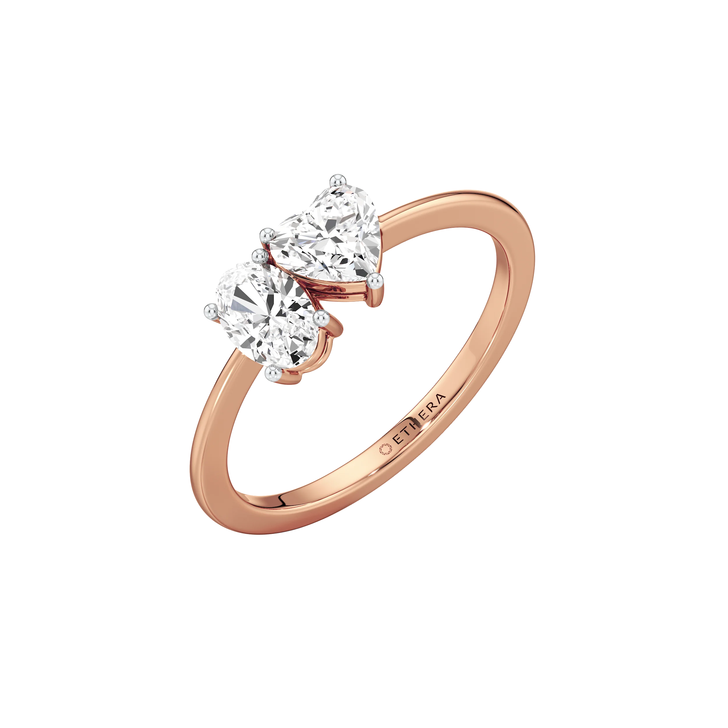 Heart & Oval Duo Ring 11