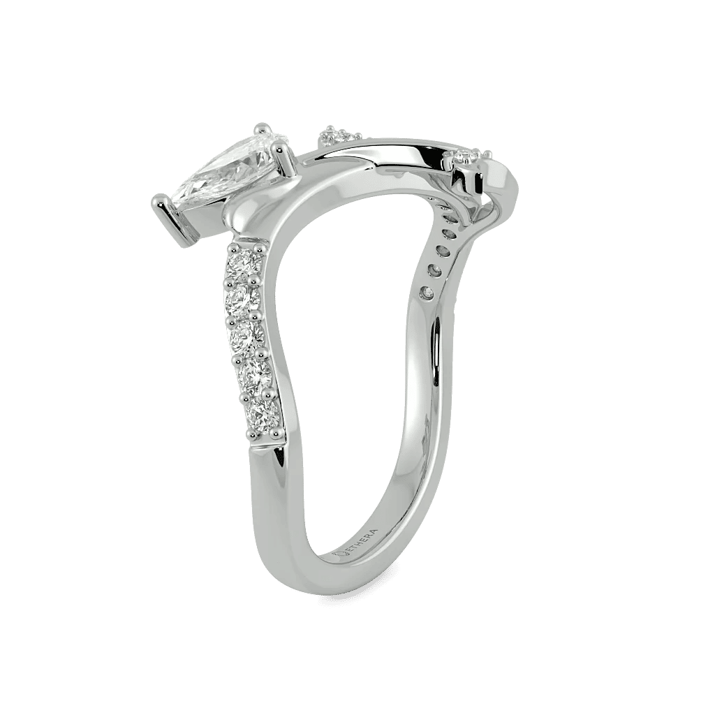 Rosy Radiance Floral Ring 5