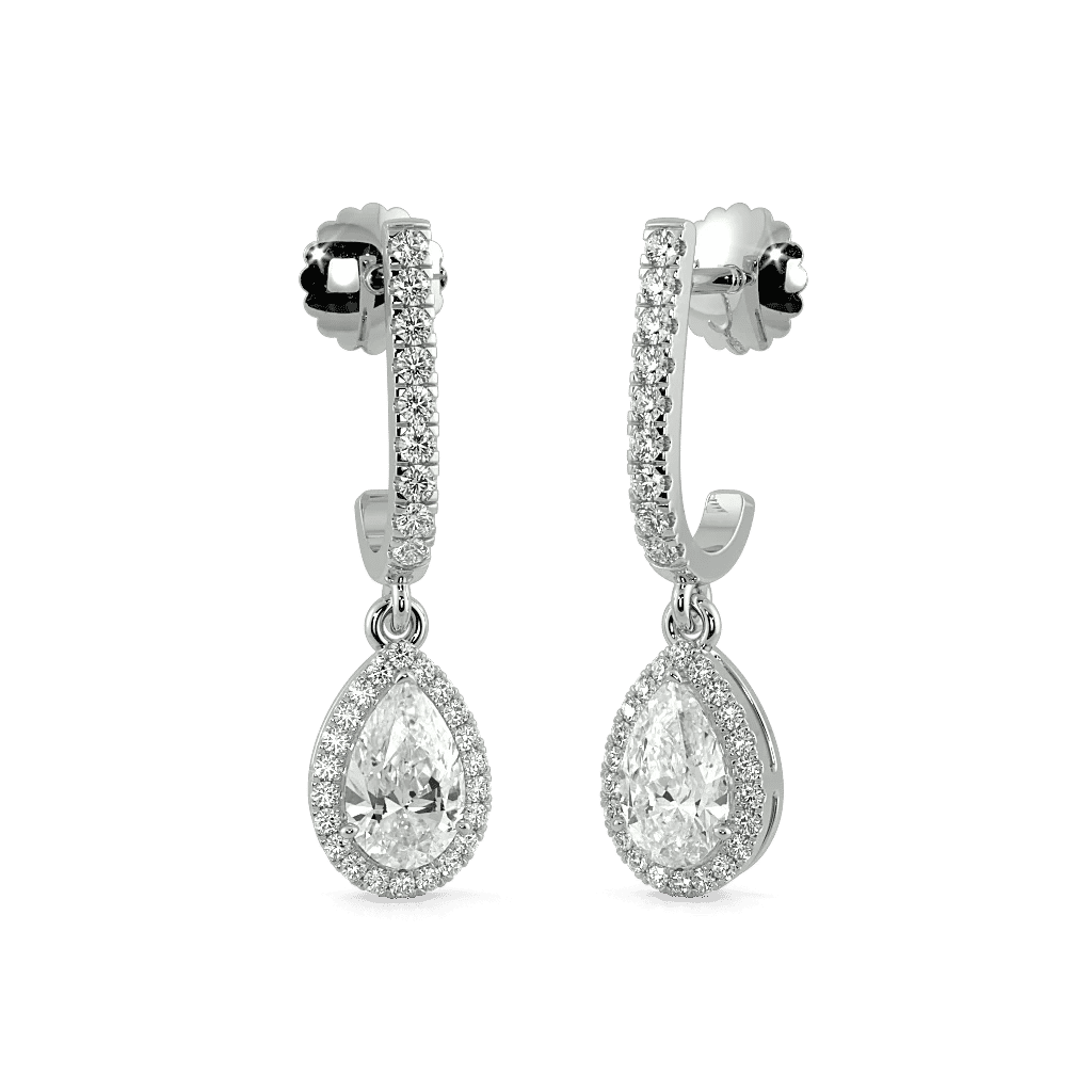 A Pear Of Two Hoop Earrings 0