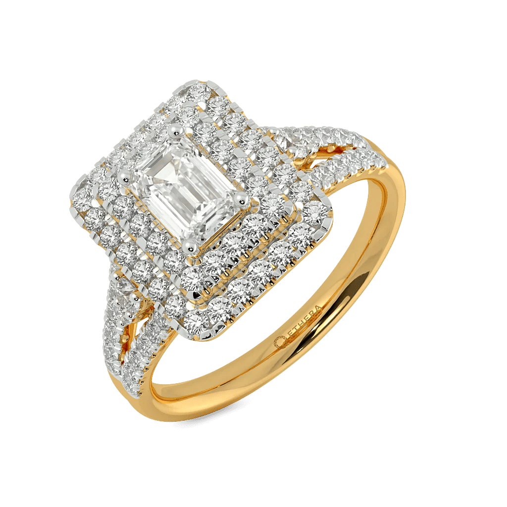 Deco Divine Solitaire Ring 0