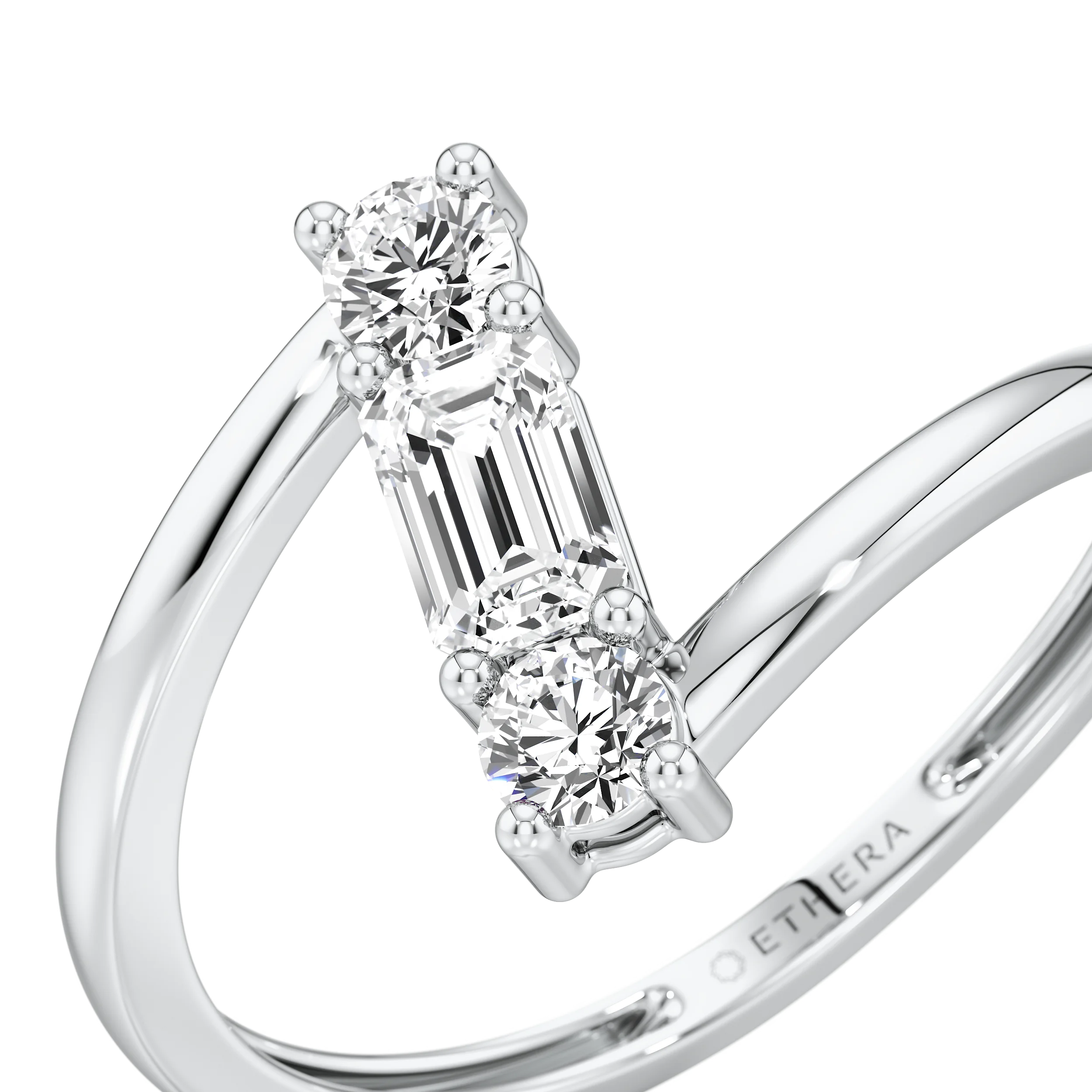 ZigZag Round Ring 8