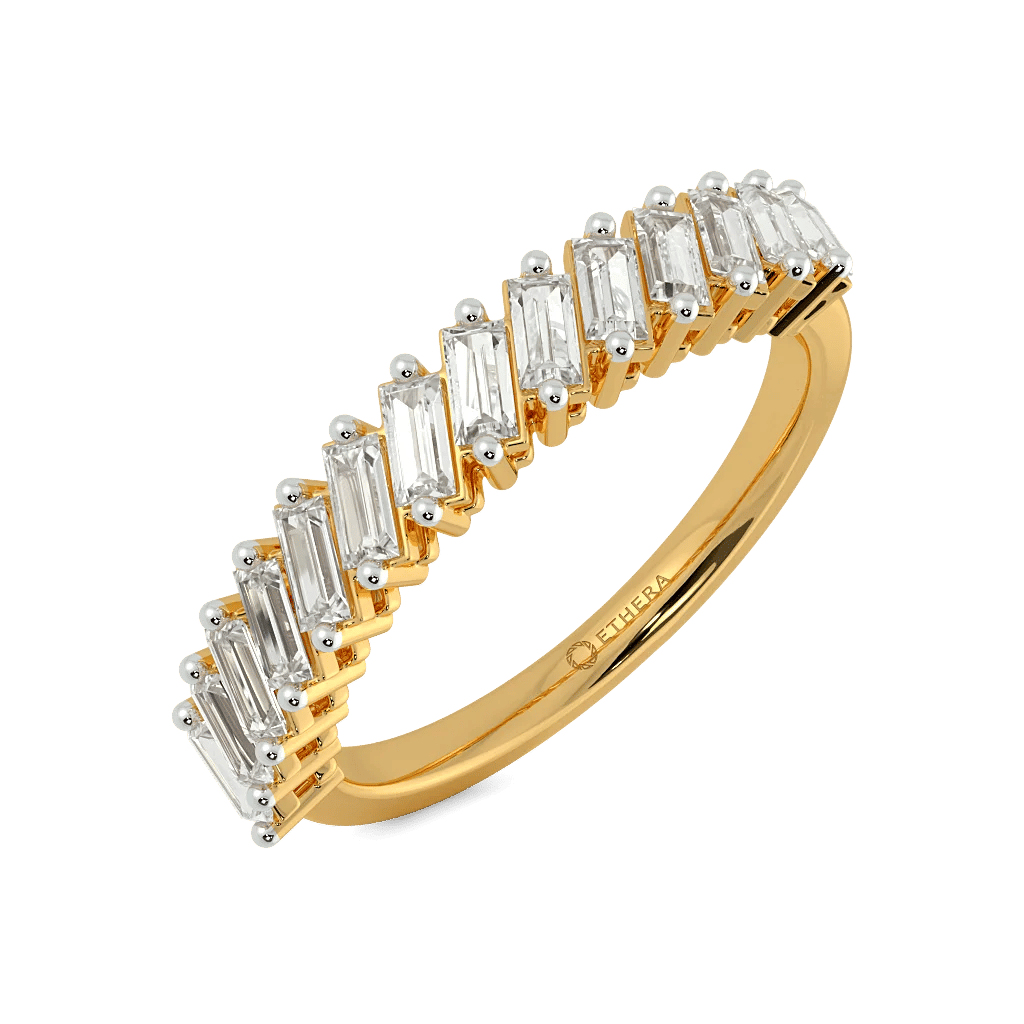 Luxe Stack Baguette Ring 0