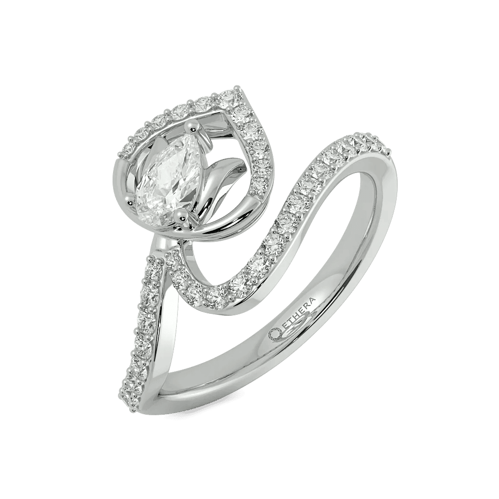 Velvet Rose Floral Ring 0