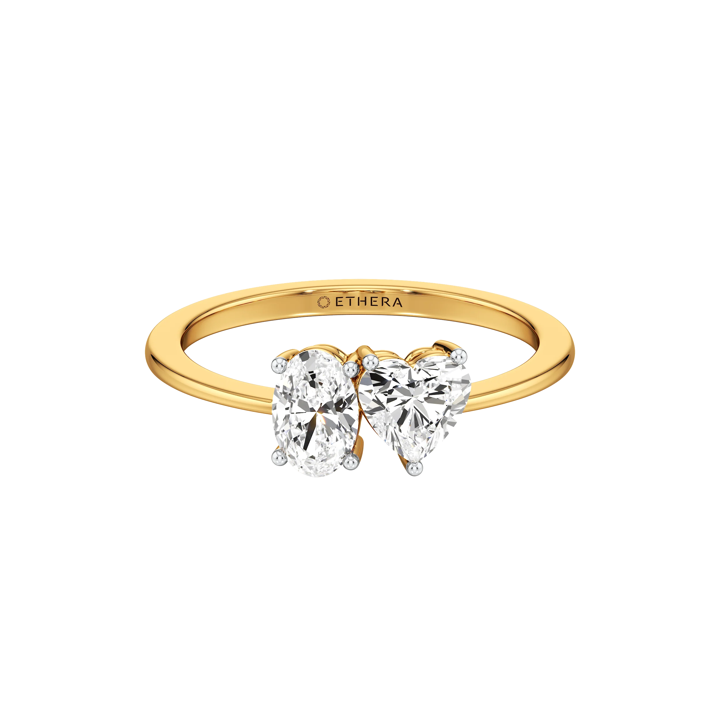 Heart & Oval Duo Ring 4