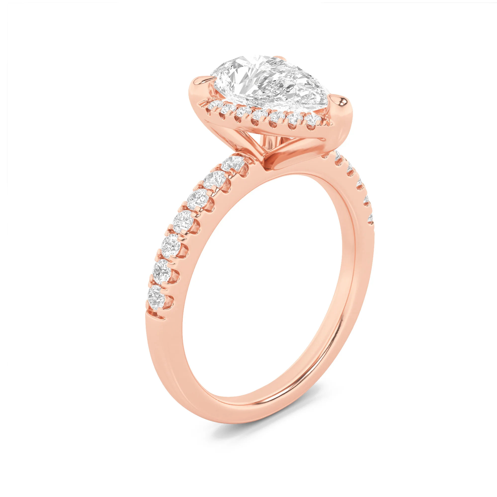 Radiant Teardrop Ring 9