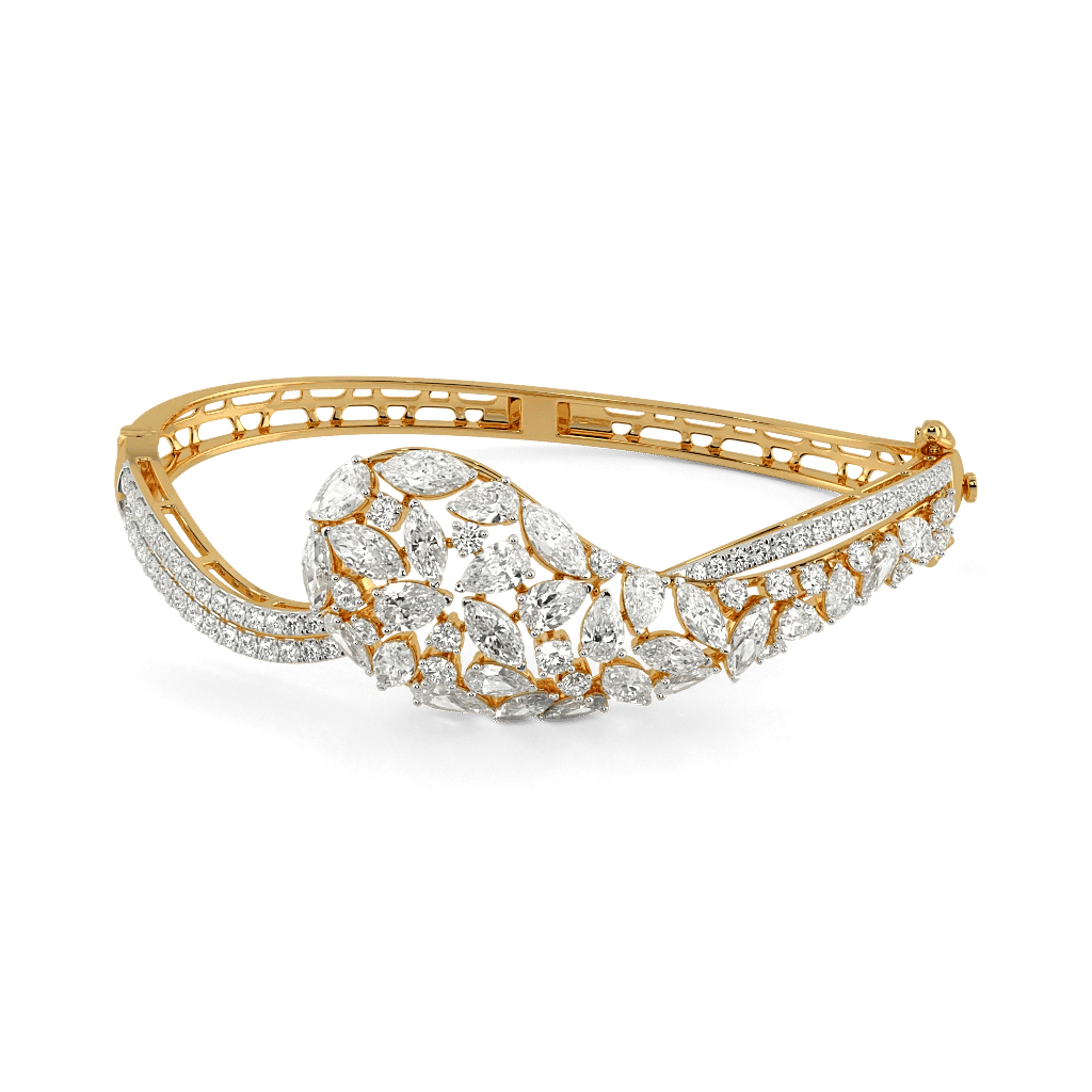 Lustre Crest Statement Bangle 0