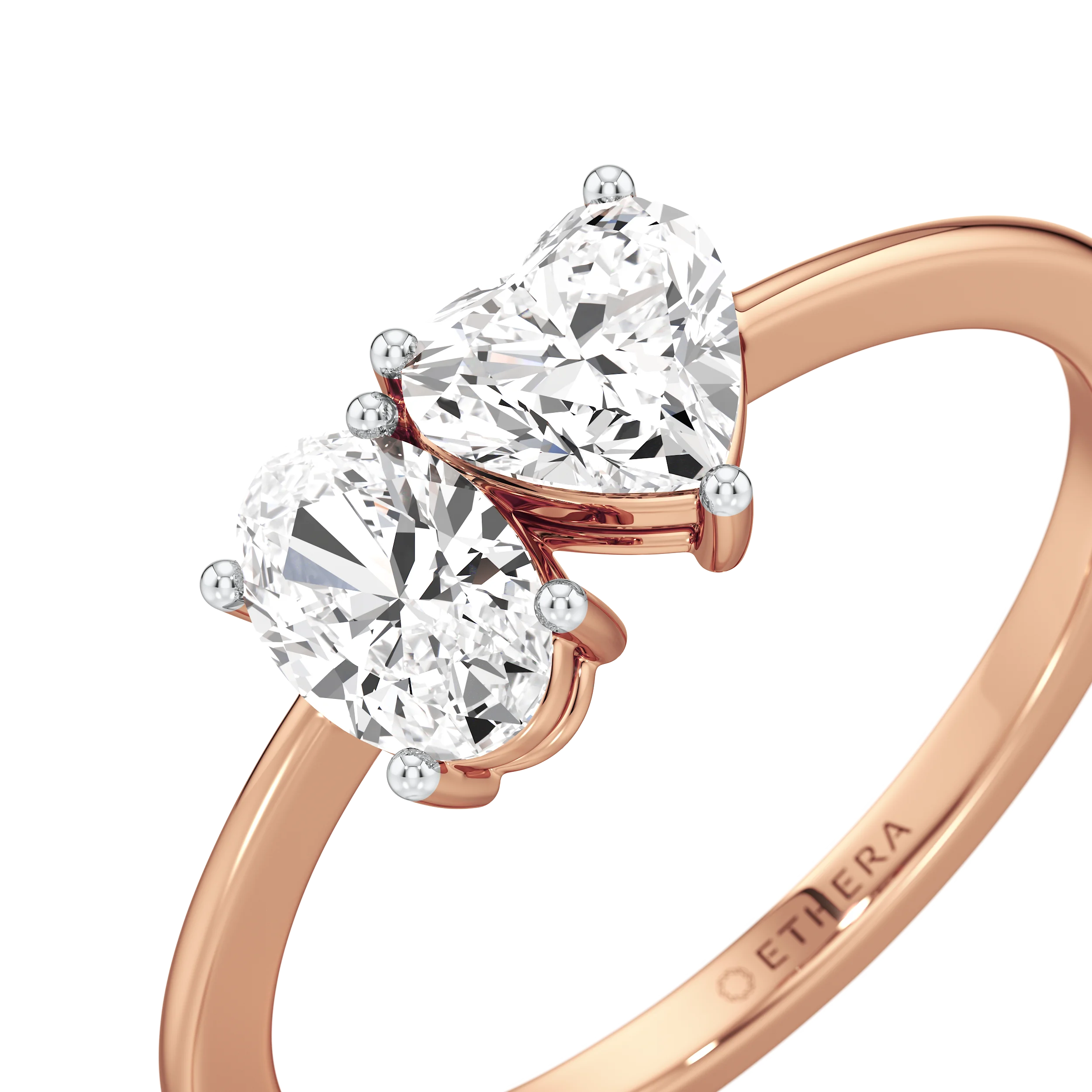 Heart & Oval Duo Ring 12