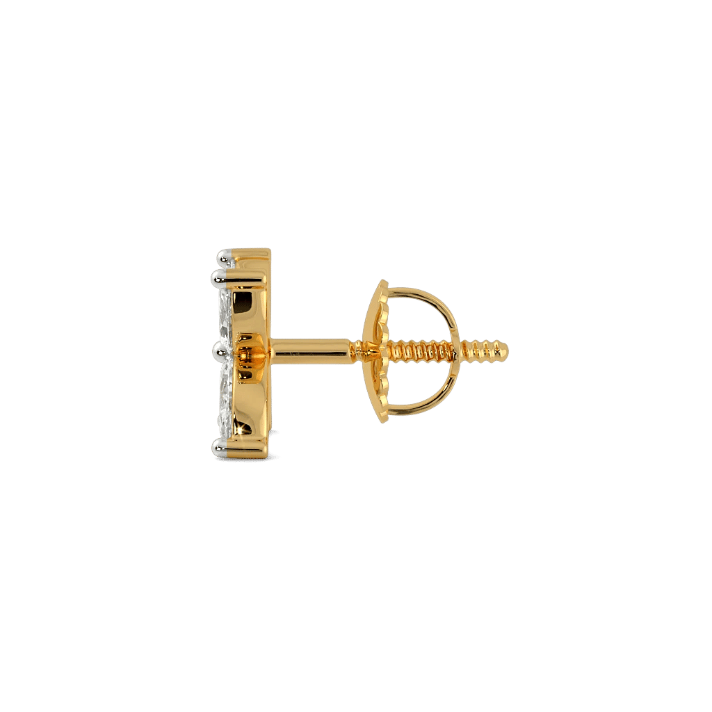 Marquise Fleur Stud Earrings 3