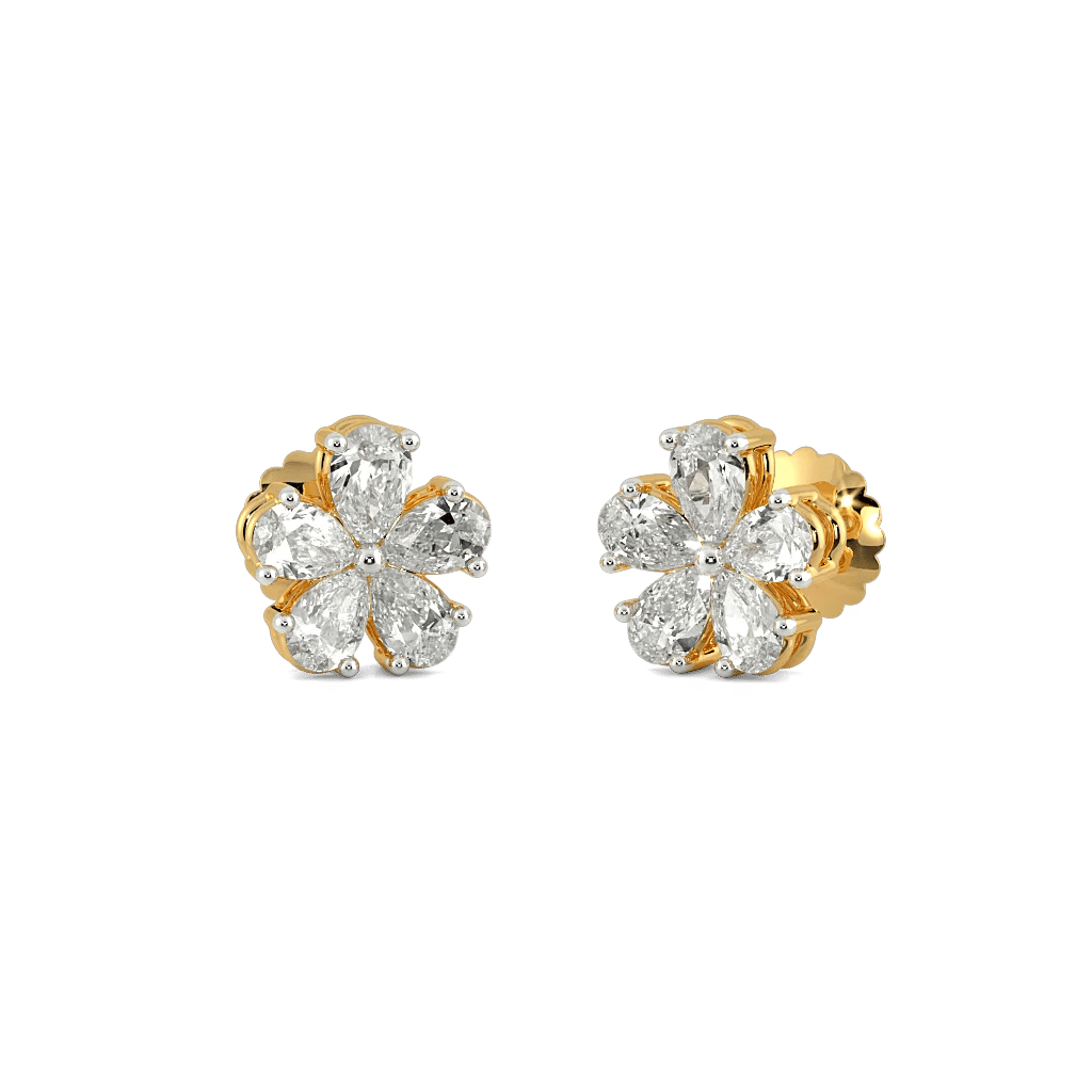 Floral Harmony Stud Earrings