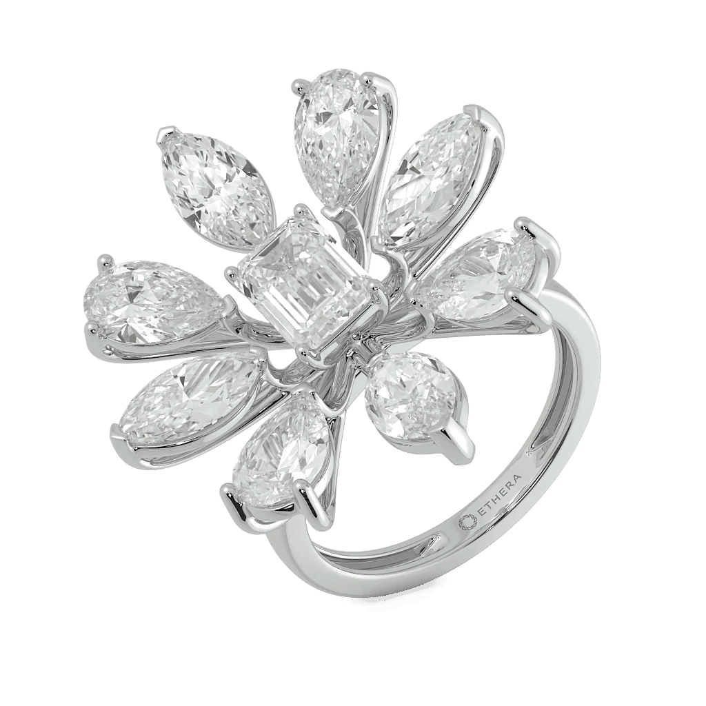 Orchid Opulence Floral Ring 0