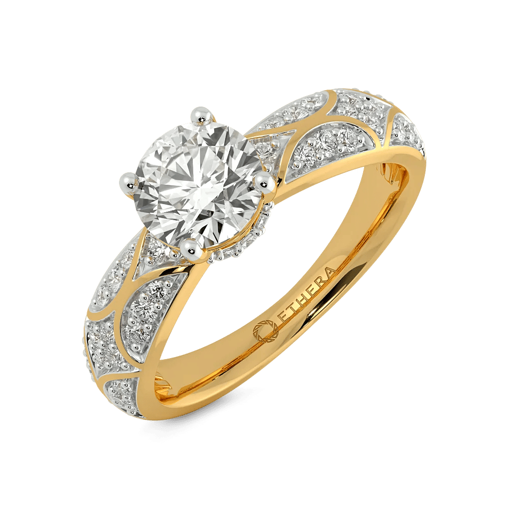 Round Majesty Solitaire Ring 0