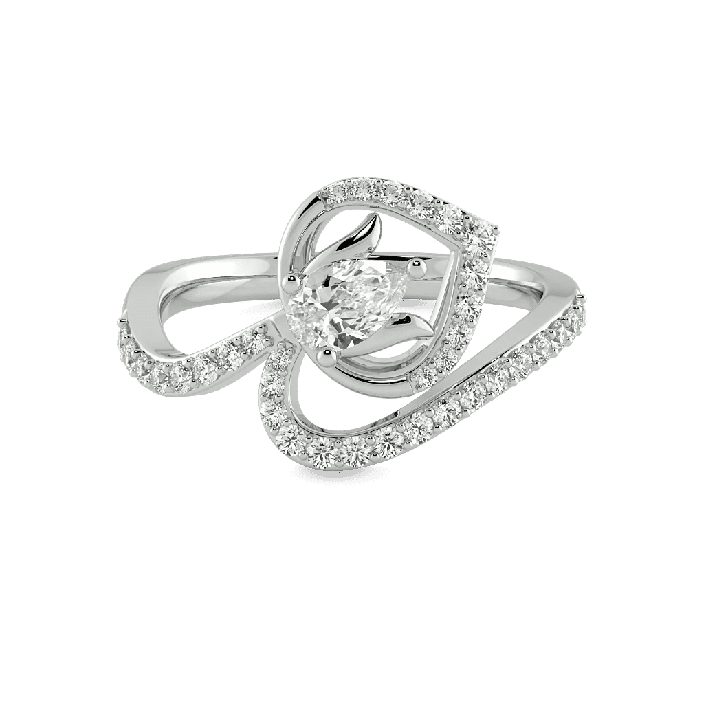 Velvet Rose Floral Ring 5