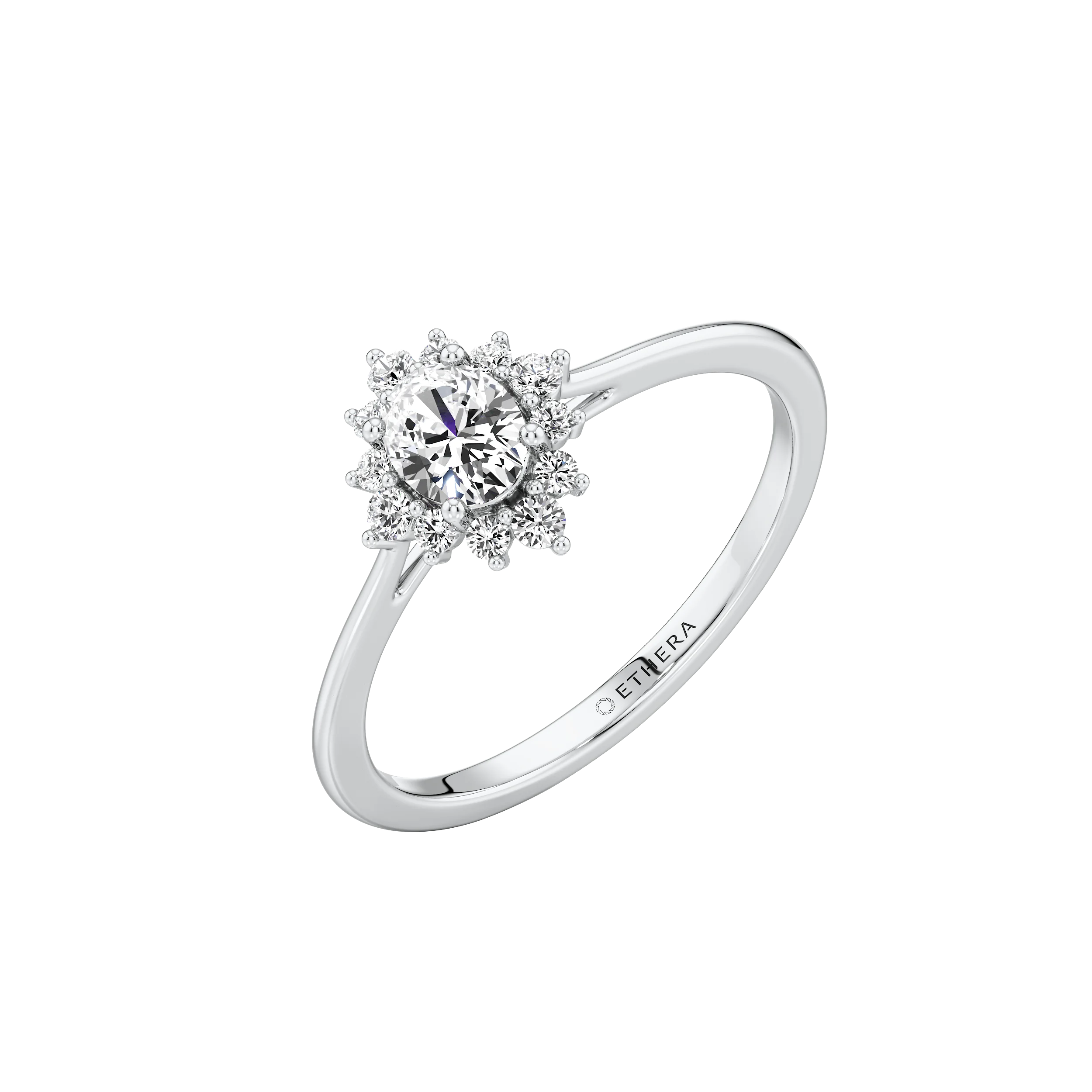 Snowdrop Halo Ring 7