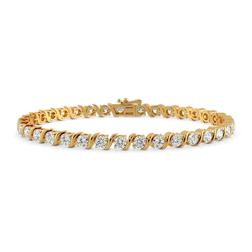 Diamond Stream Tennis Bracelet 0