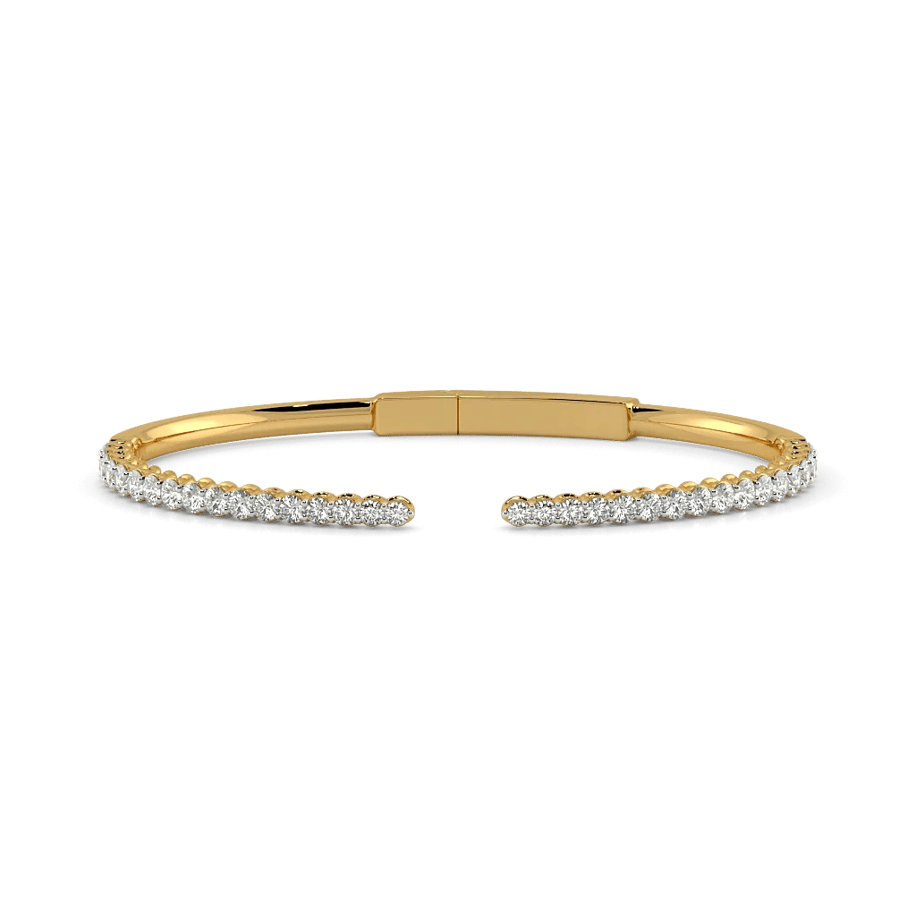 Eternal Love Open Top Oval Bangle