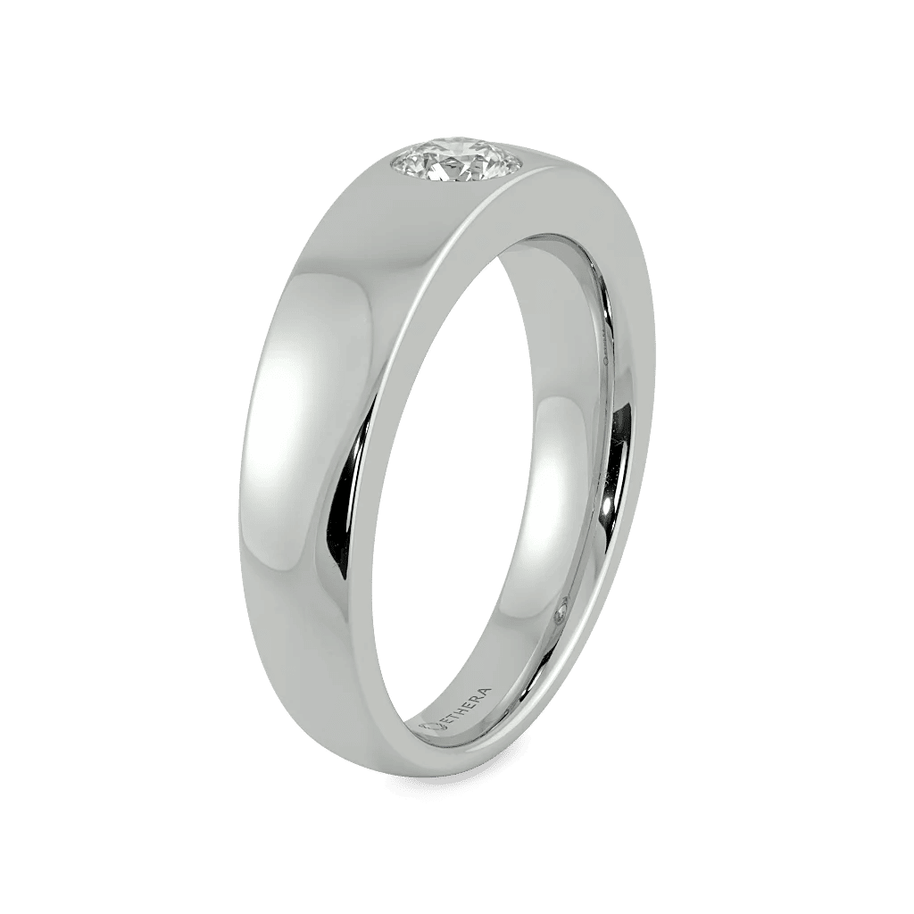 Solitaire Whisper Men's Ring 3