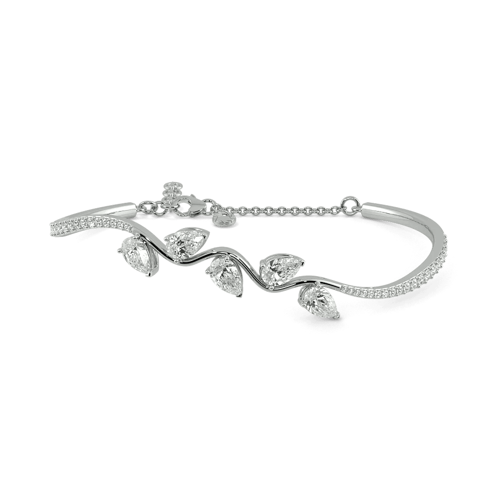 Vivid Twists Oval Bangle 0