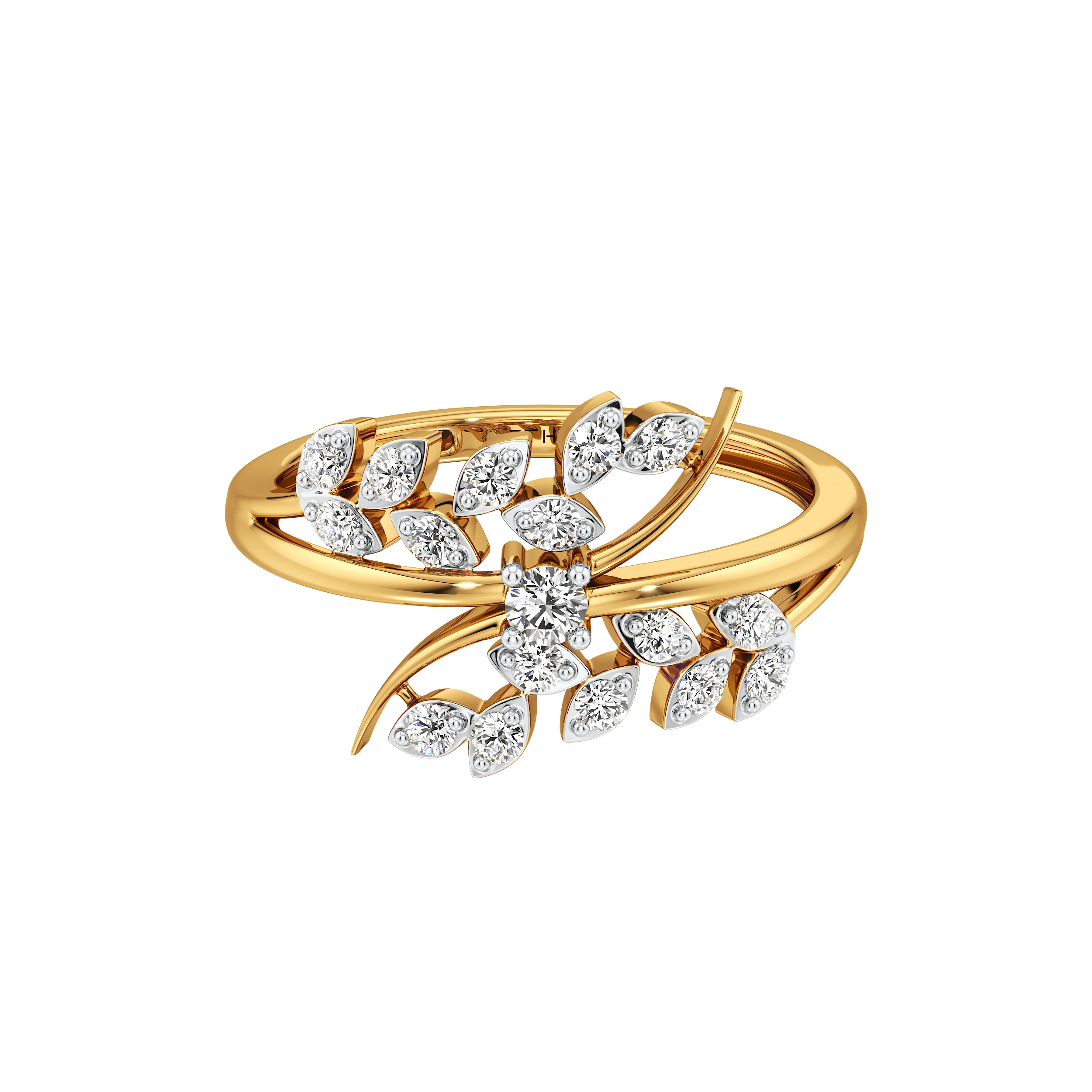 The Elowen Leaf Ring 4