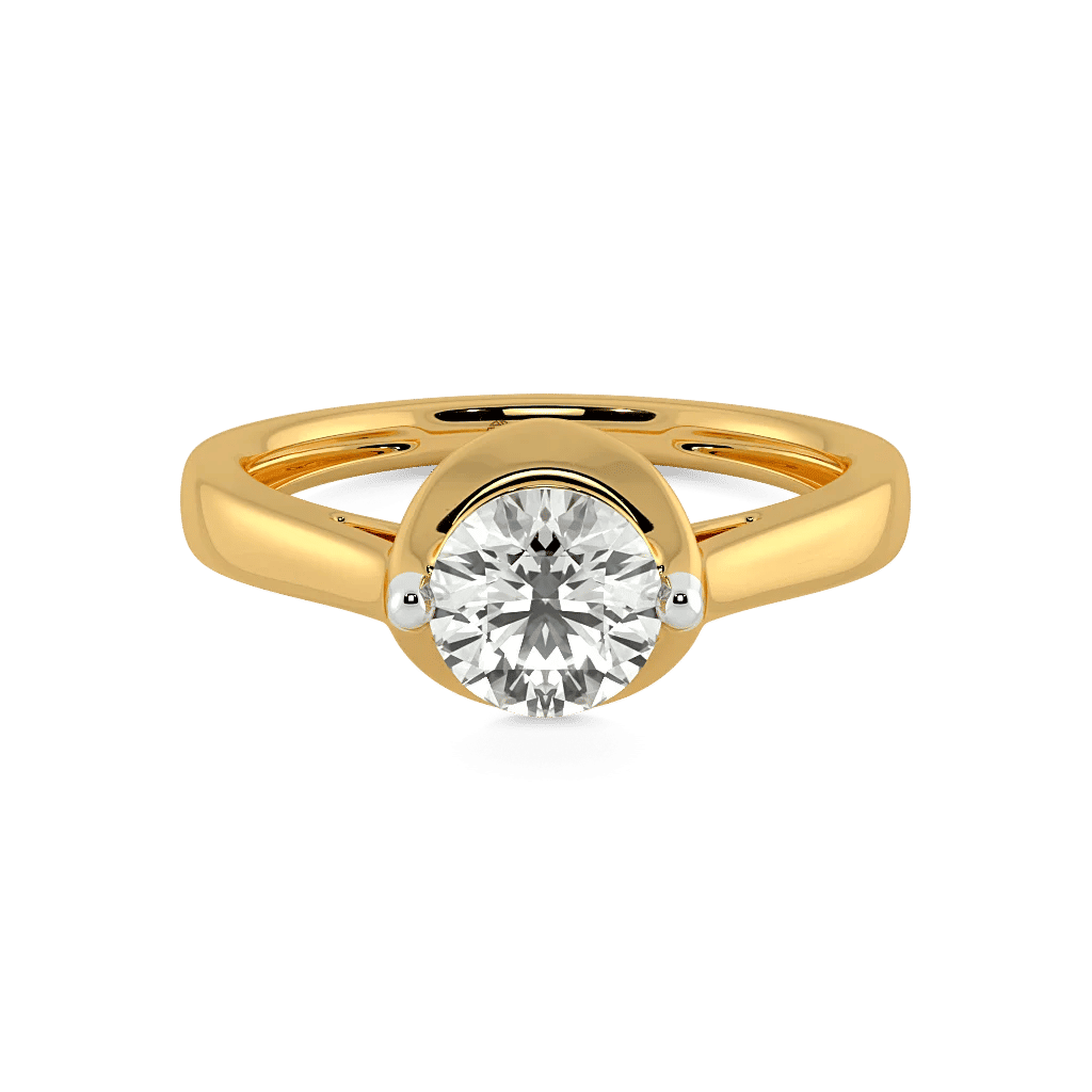 Astral Glint Solitaire Ring 4