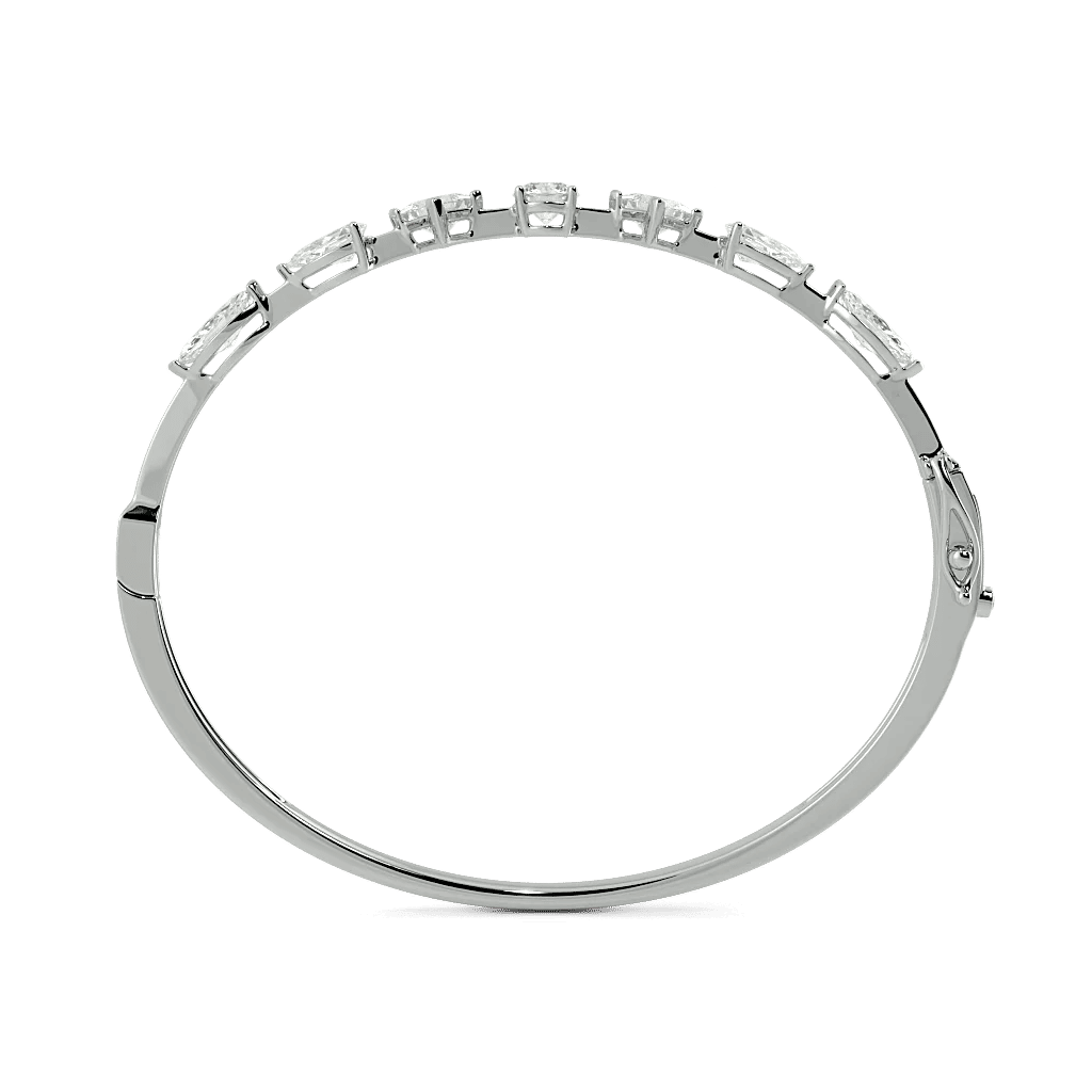 Vivid Facets Oval Bangle 1