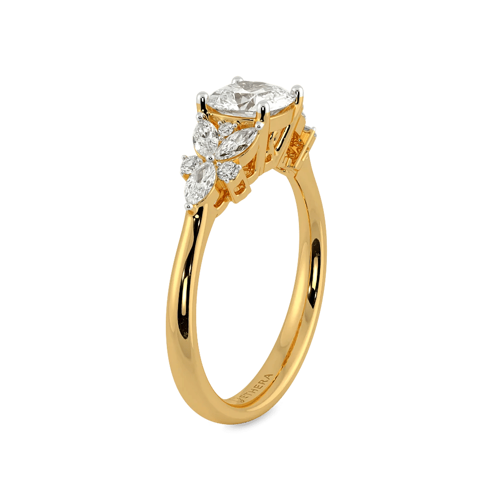 Trio Of Love Solitaire Ring 6