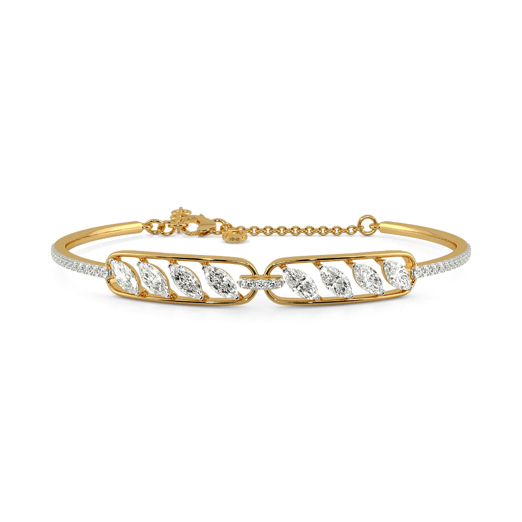 The Tug Of War Oval Bangle 0