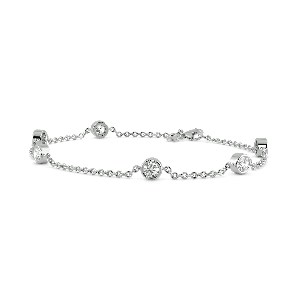 Twinkle Sprinkle Solitaire Chain Bracelet 0