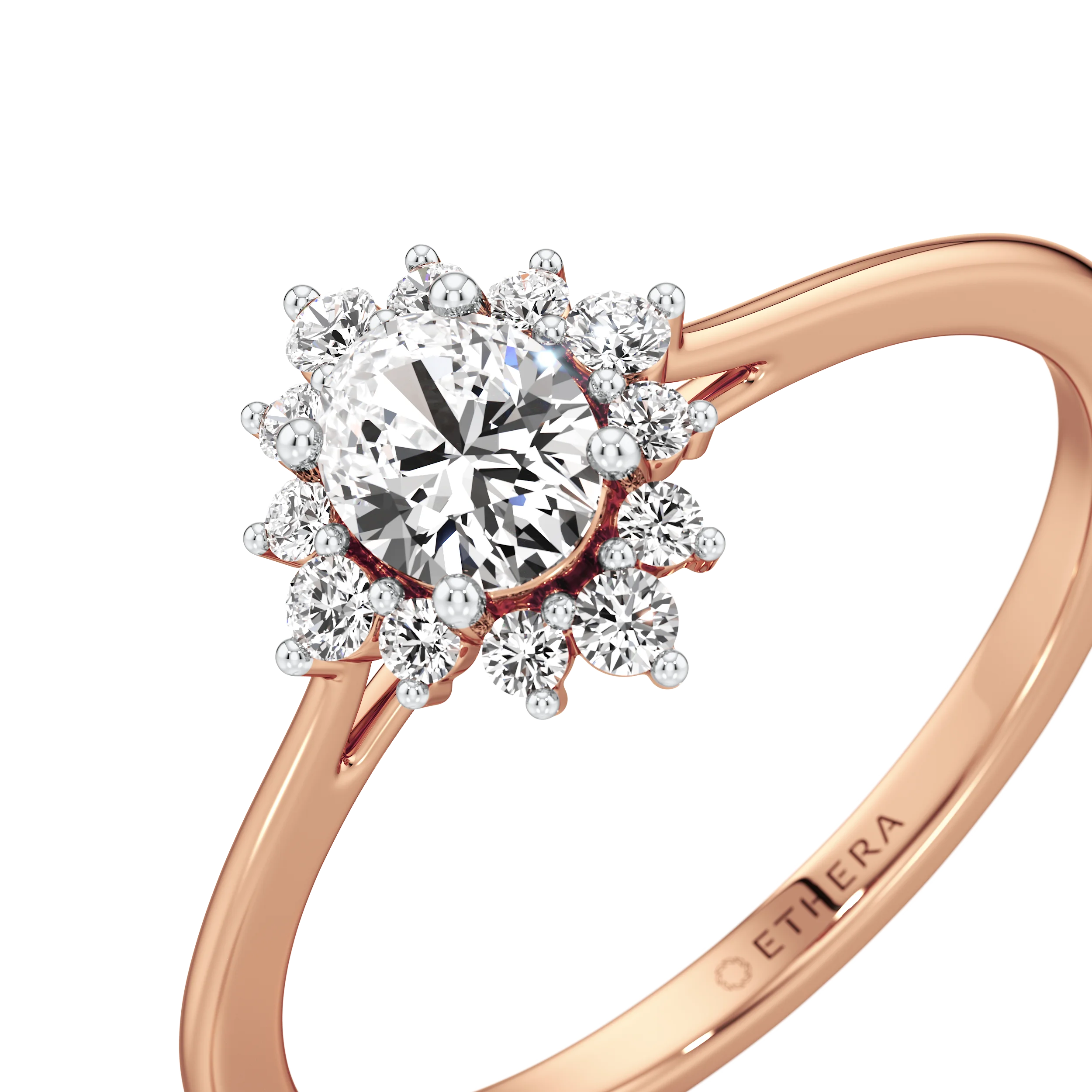 Snowdrop Halo Ring 12