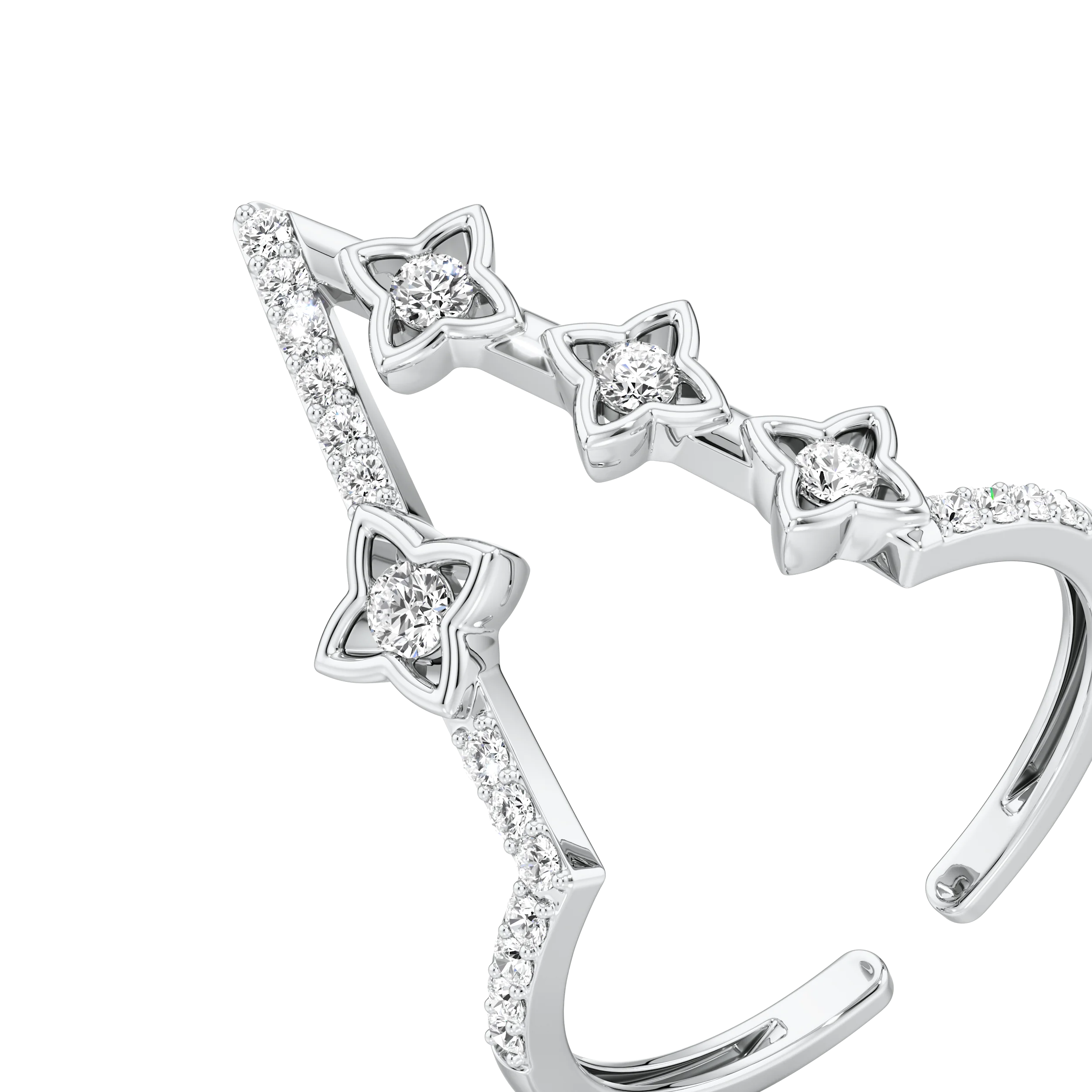 Stellar Zig-Zag Ring 8