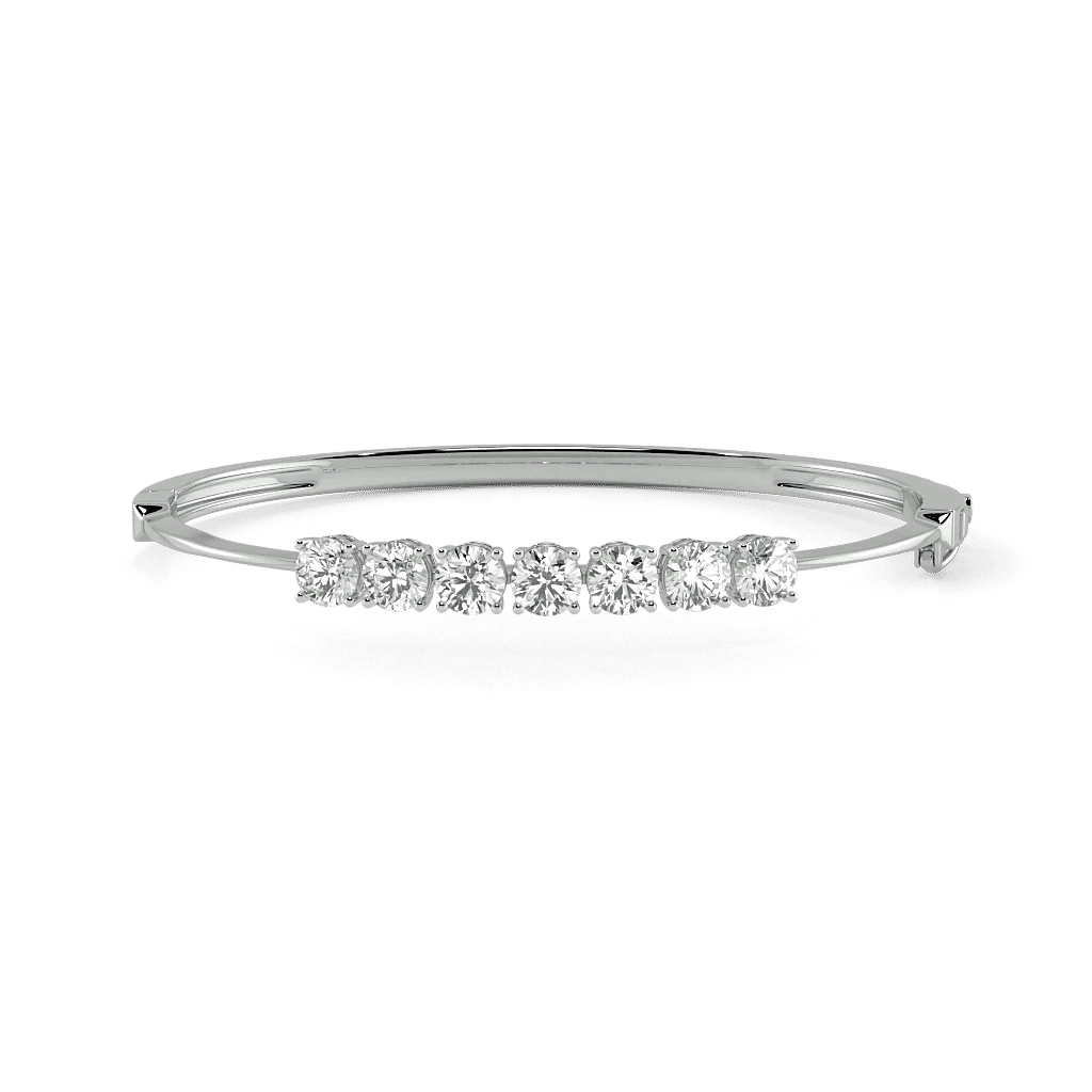 Row Of Radiance Oval Bangle 0